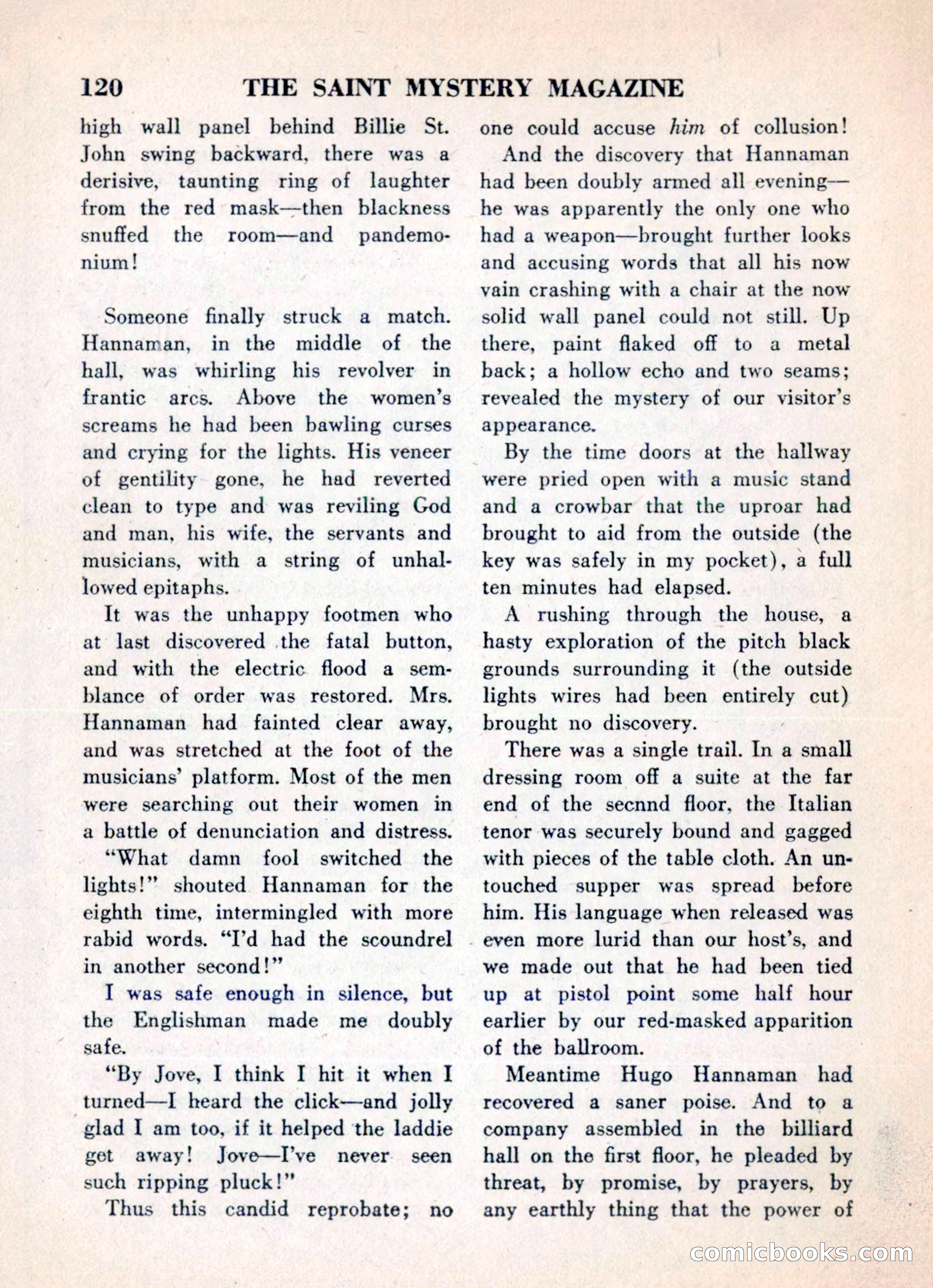 The Saint Mystery Magazine, May 1960 — page 122 of 132