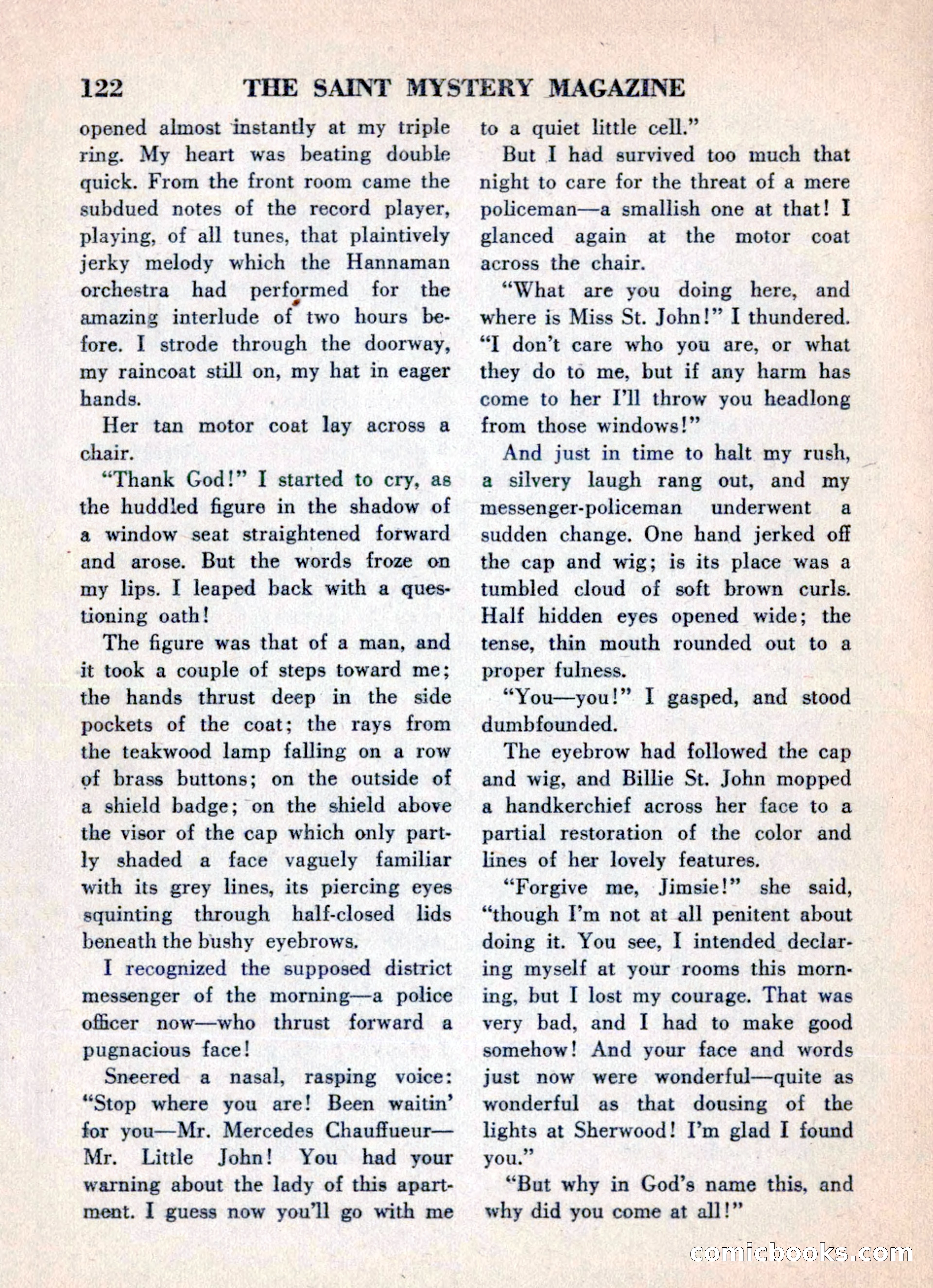 The Saint Mystery Magazine, May 1960 — page 124 of 132