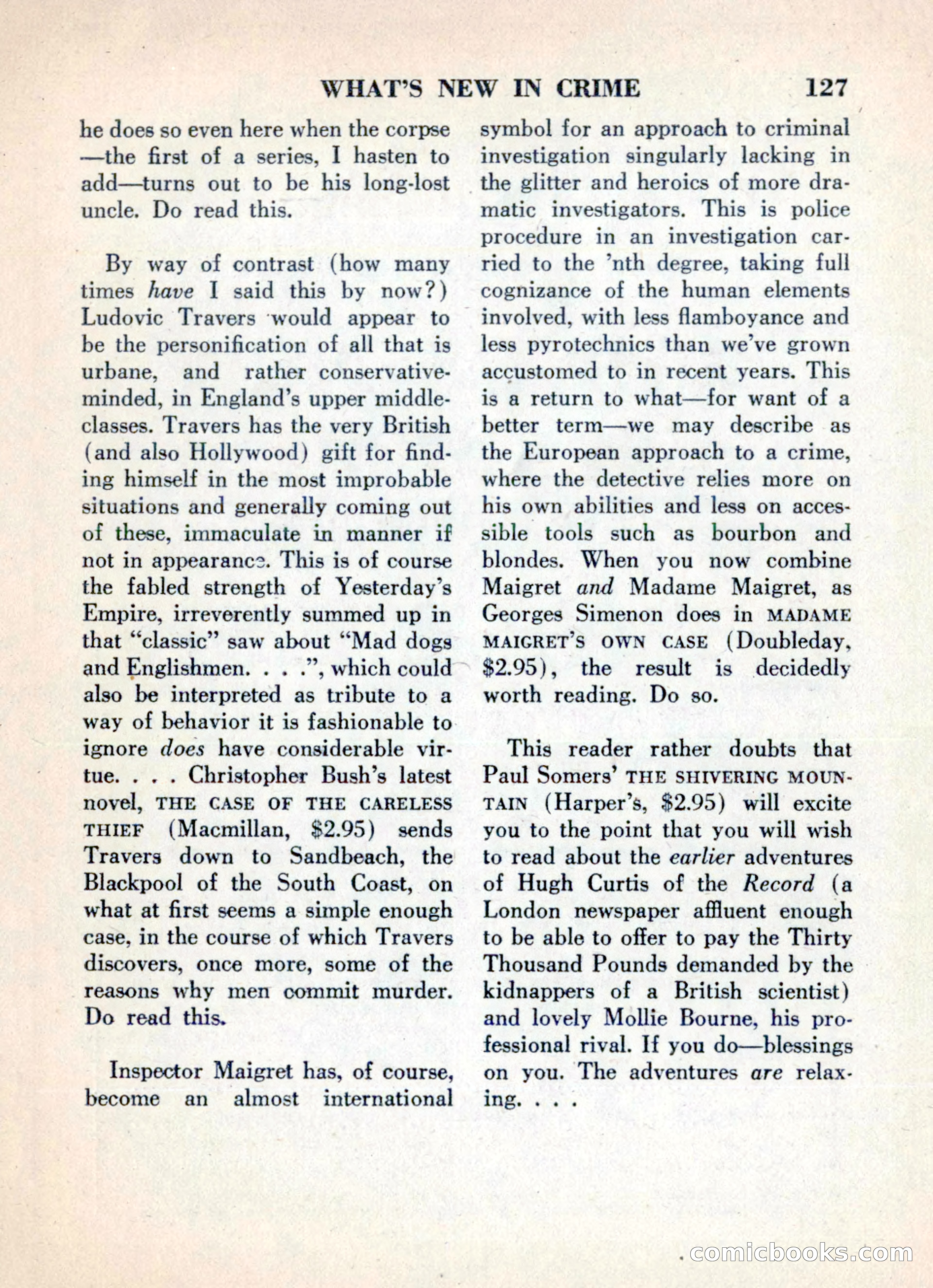 The Saint Mystery Magazine, May 1960 — page 129 of 132