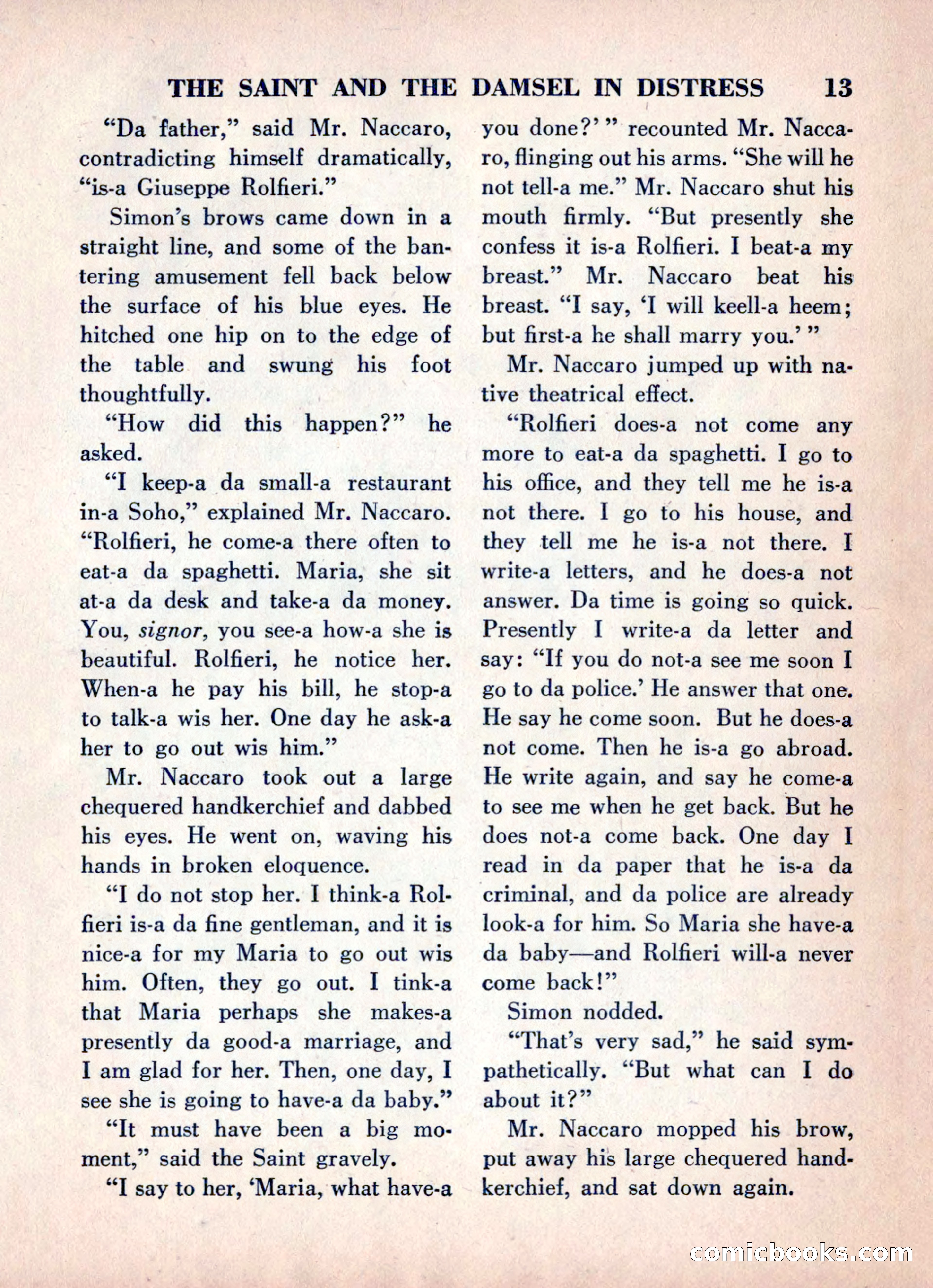 The Saint Mystery Magazine, June 1960 — page 15 of 132