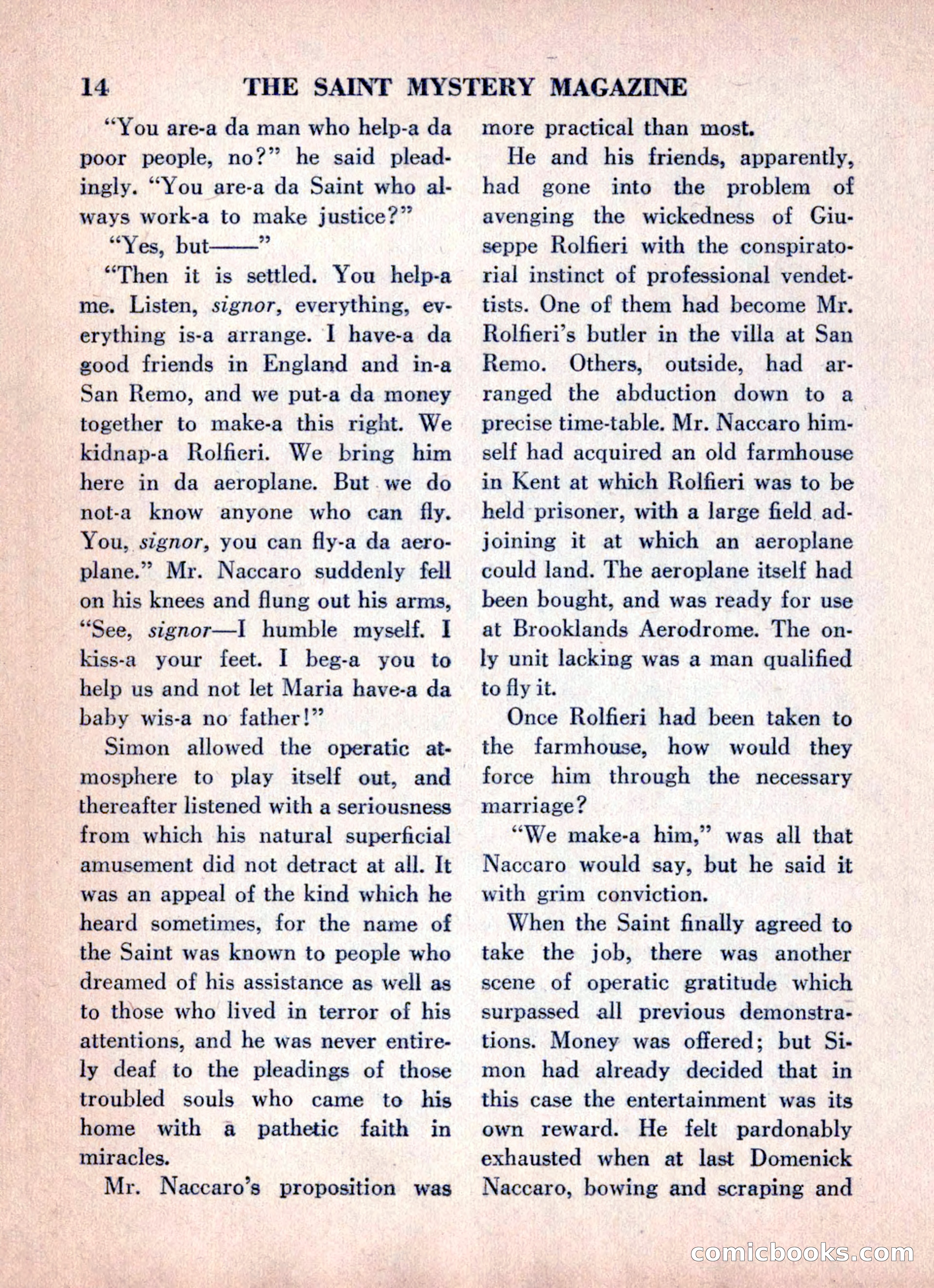 The Saint Mystery Magazine, June 1960 — page 16 of 132