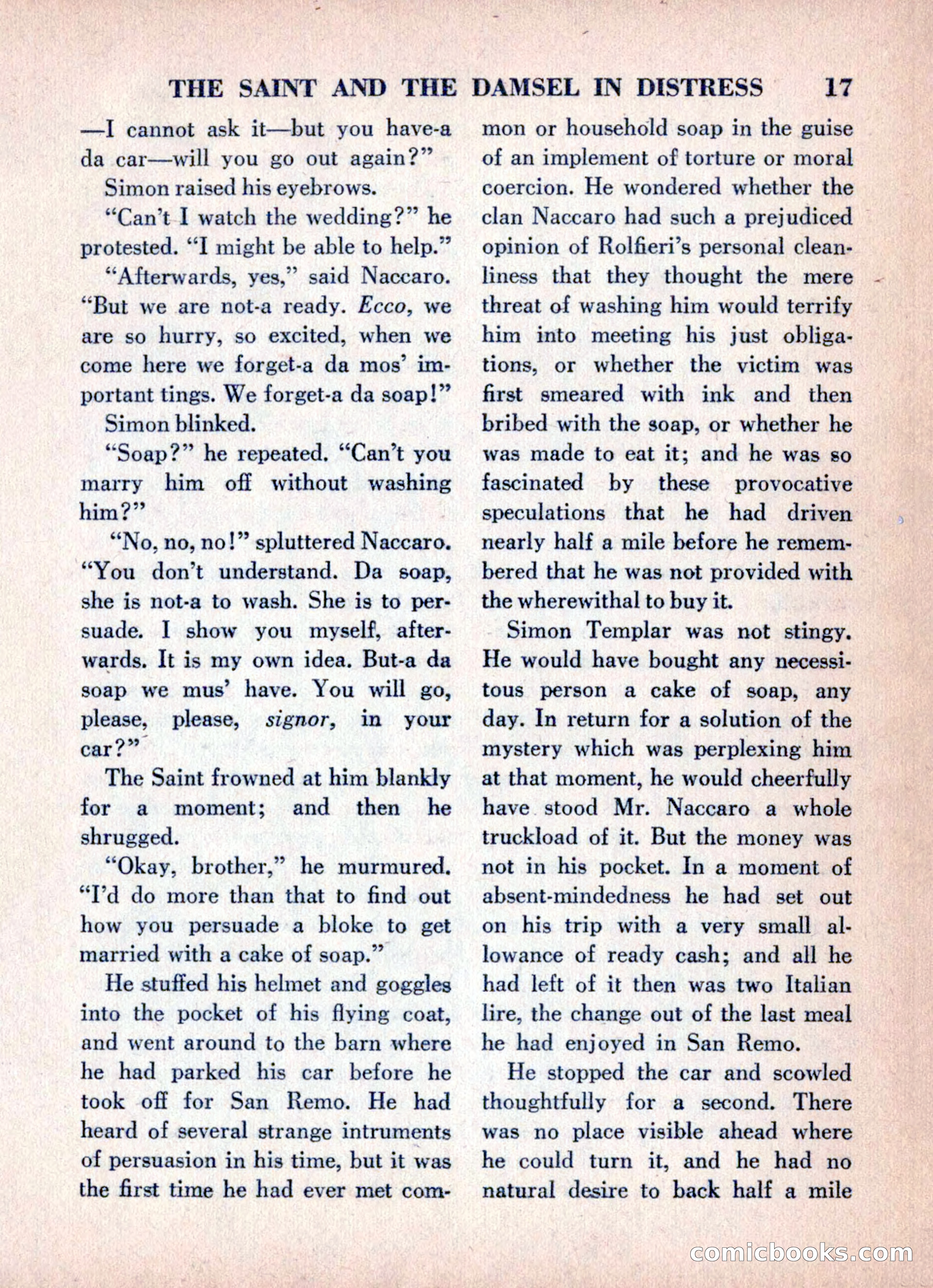 The Saint Mystery Magazine, June 1960 — page 19 of 132