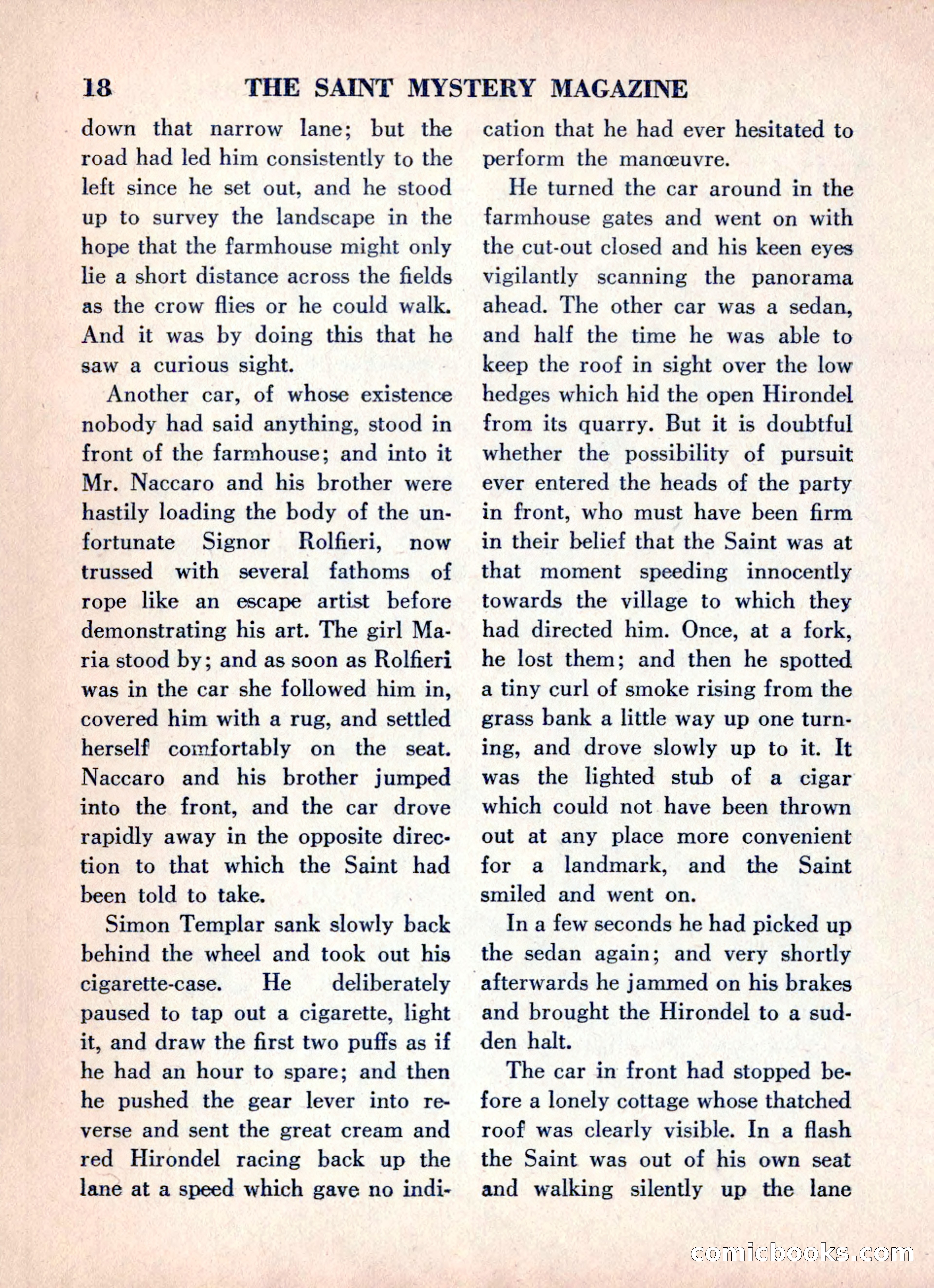 The Saint Mystery Magazine, June 1960 — page 20 of 132