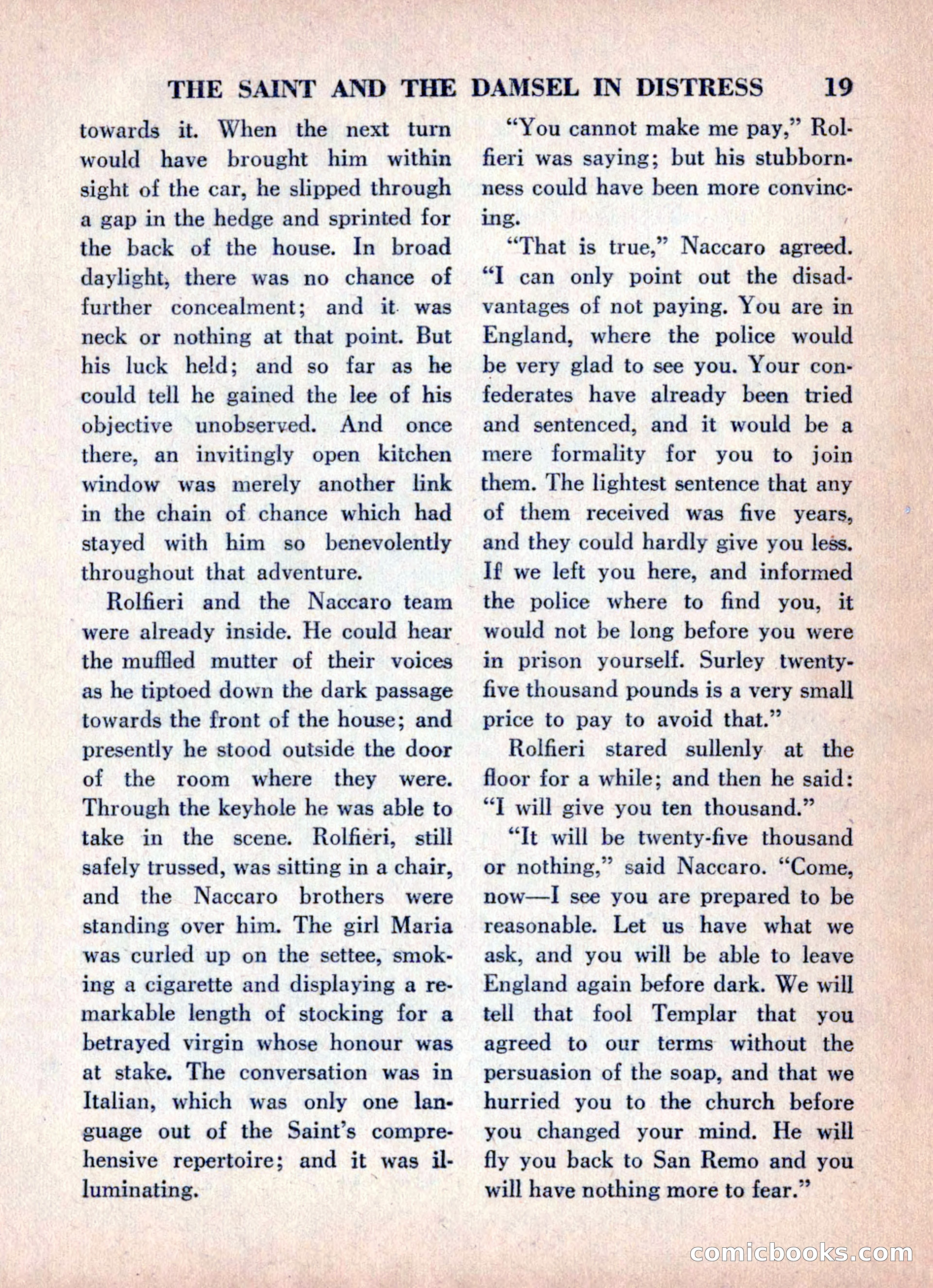 The Saint Mystery Magazine, June 1960 — page 21 of 132