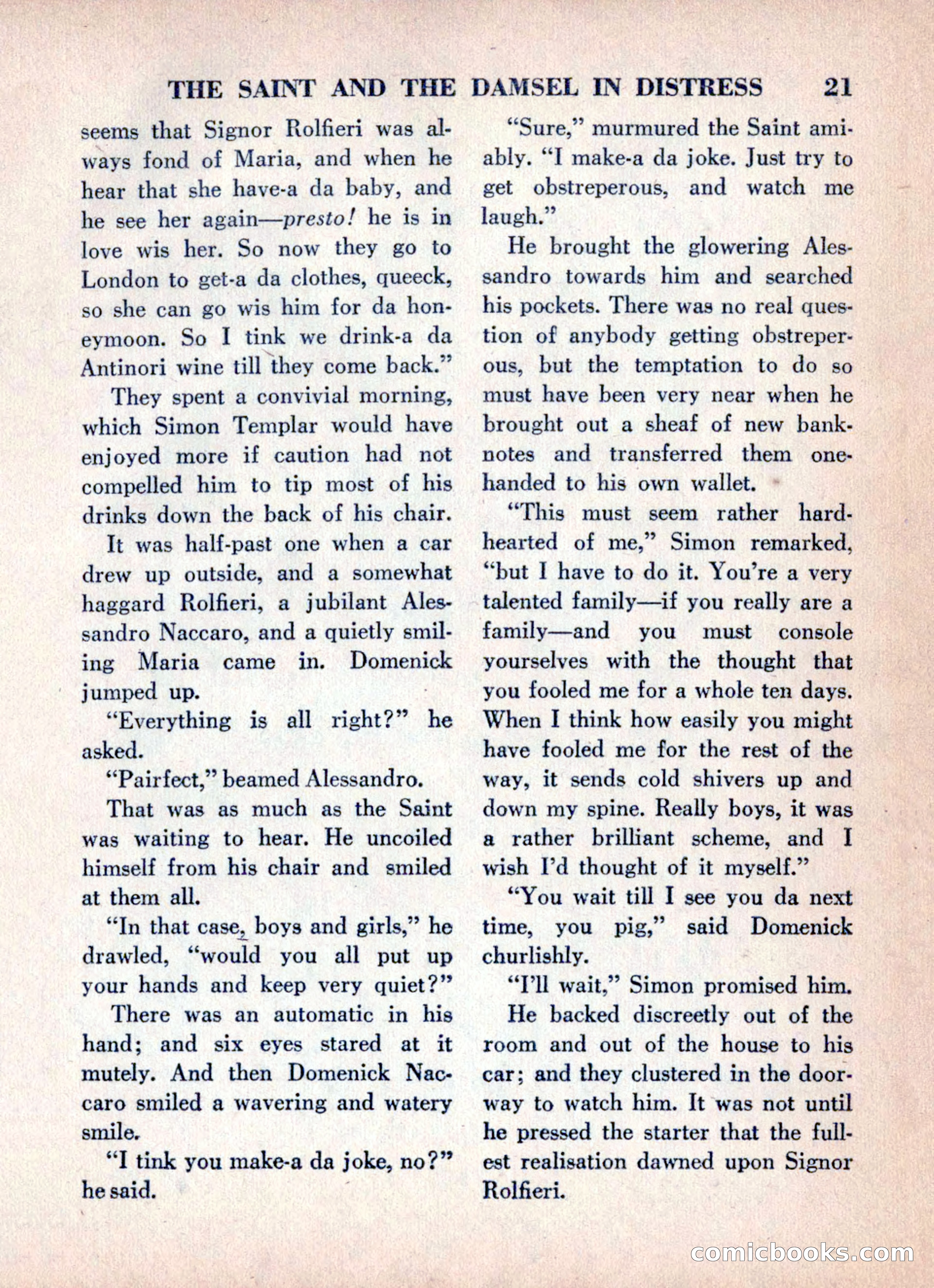 The Saint Mystery Magazine, June 1960 — page 23 of 132