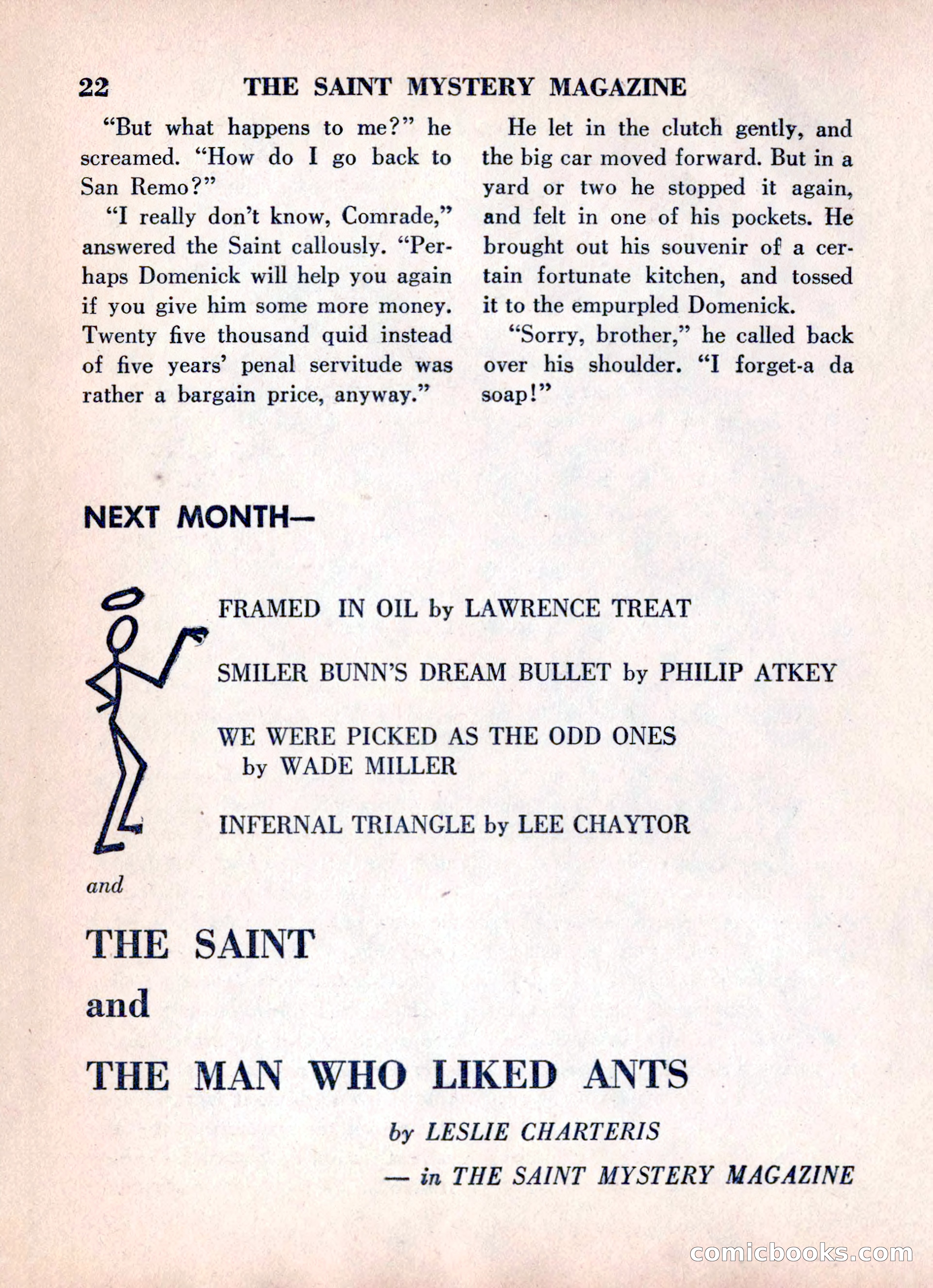 The Saint Mystery Magazine, June 1960 — page 24 of 132