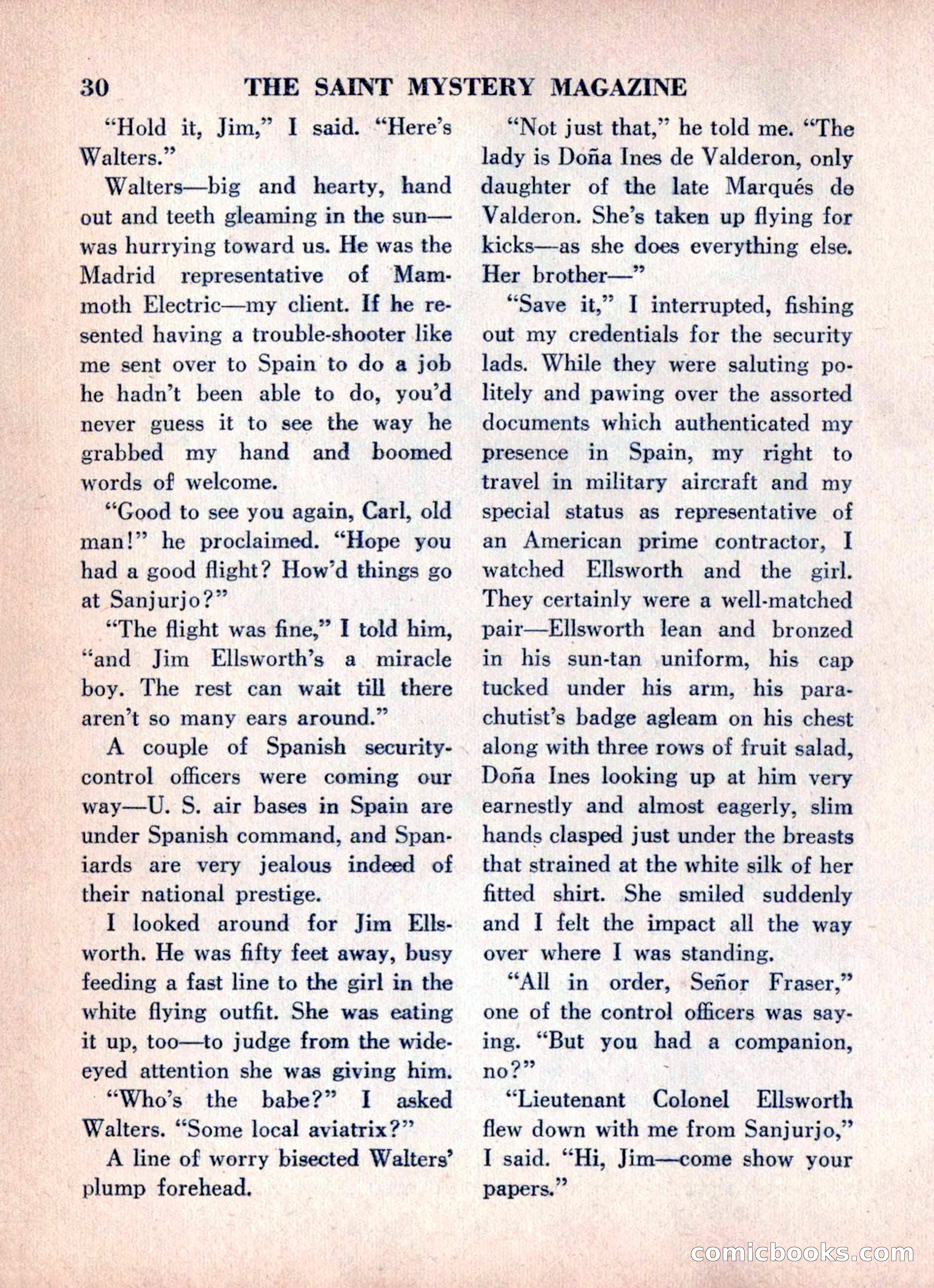The Saint Mystery Magazine, June 1960 — page 32 of 132