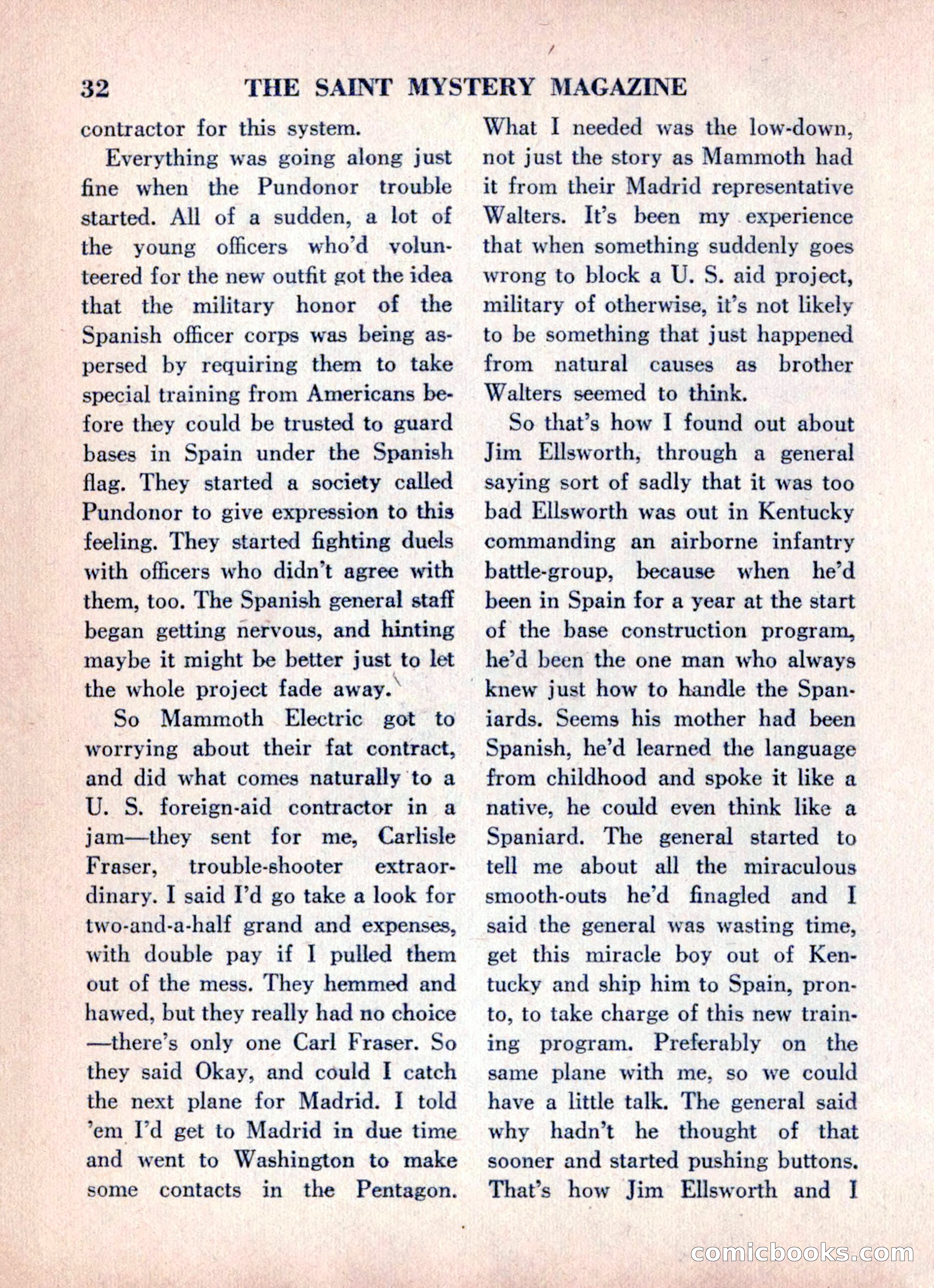 The Saint Mystery Magazine, June 1960 — page 34 of 132