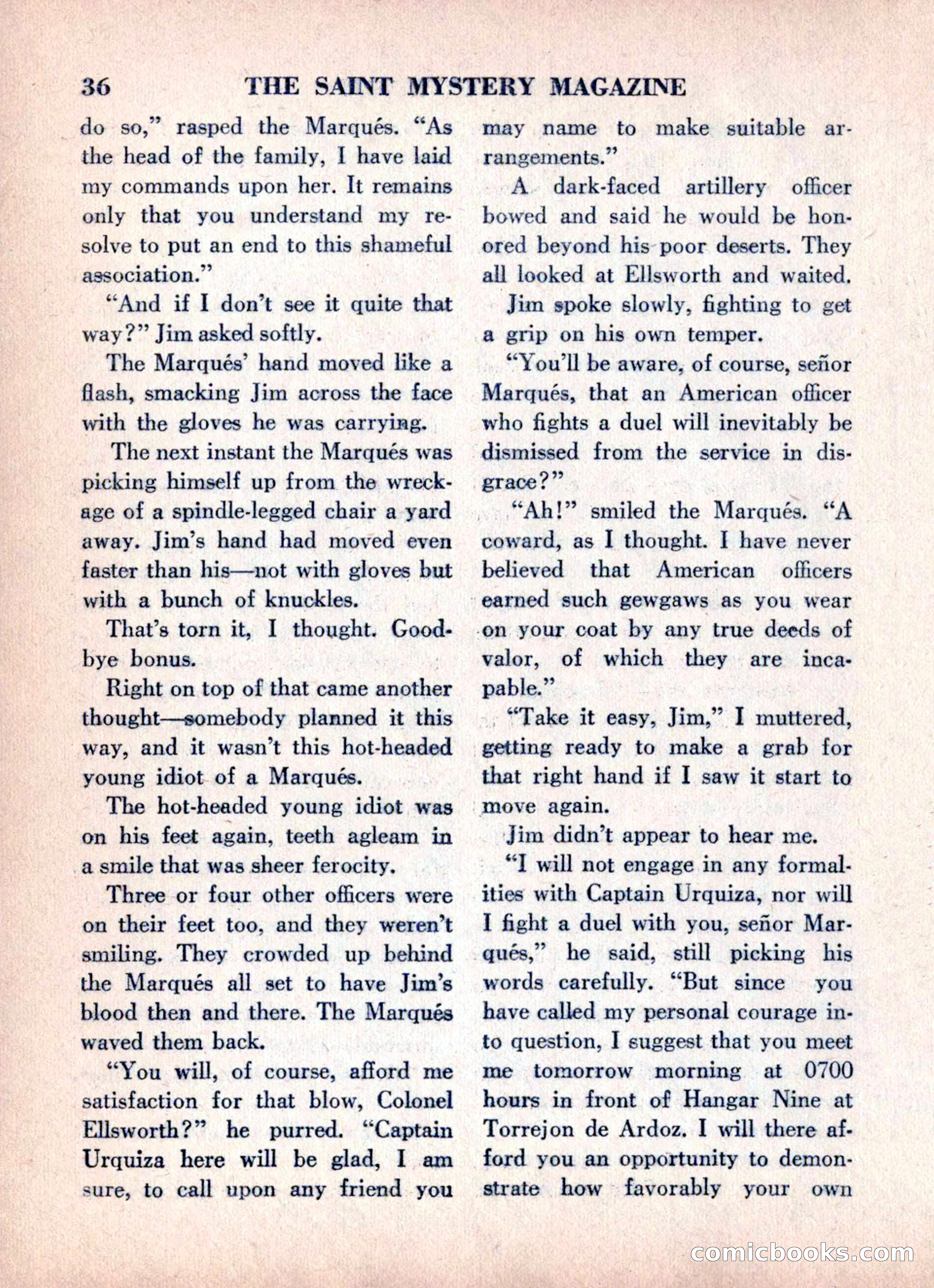 The Saint Mystery Magazine, June 1960 — page 38 of 132