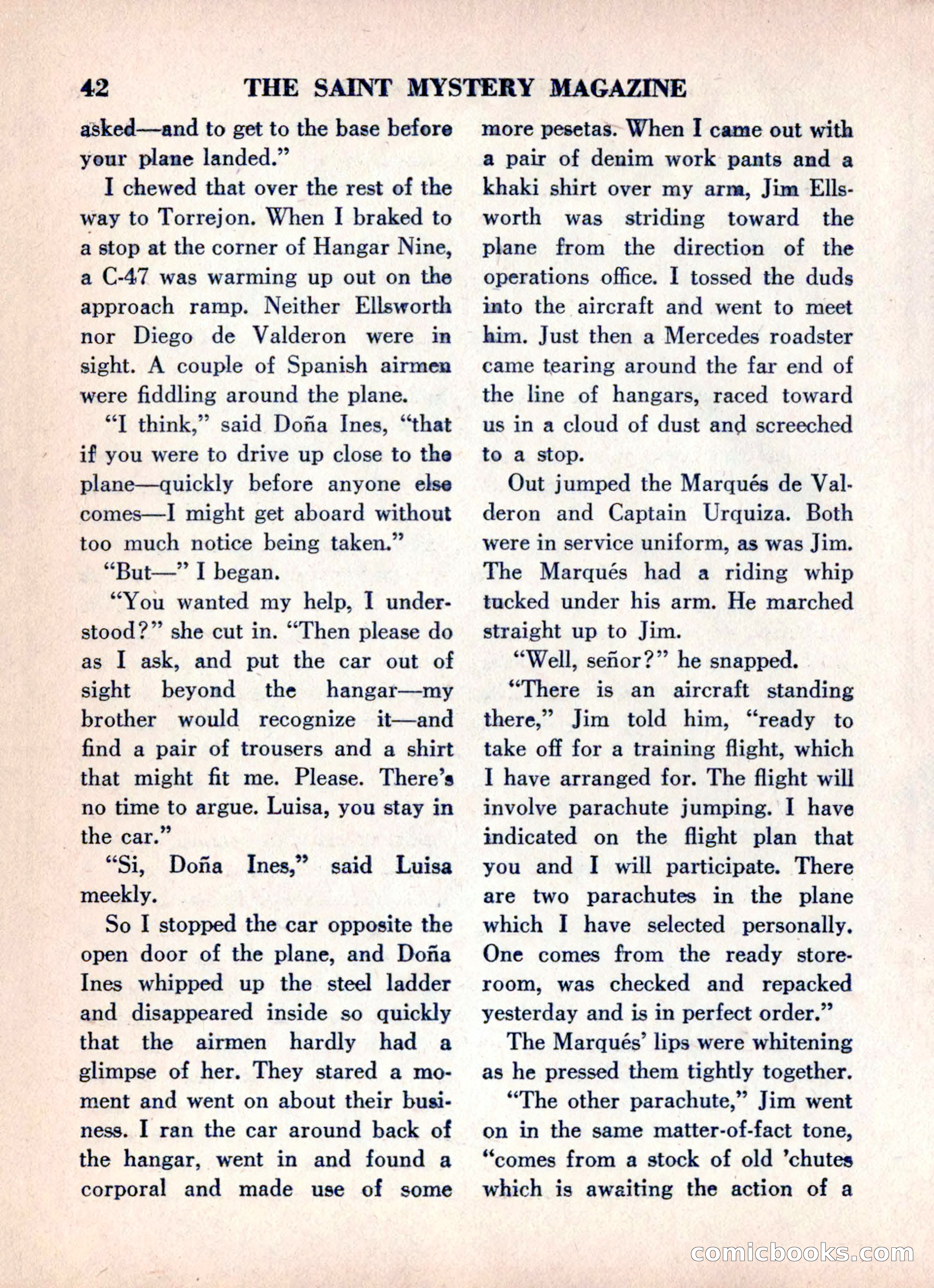 The Saint Mystery Magazine, June 1960 — page 44 of 132