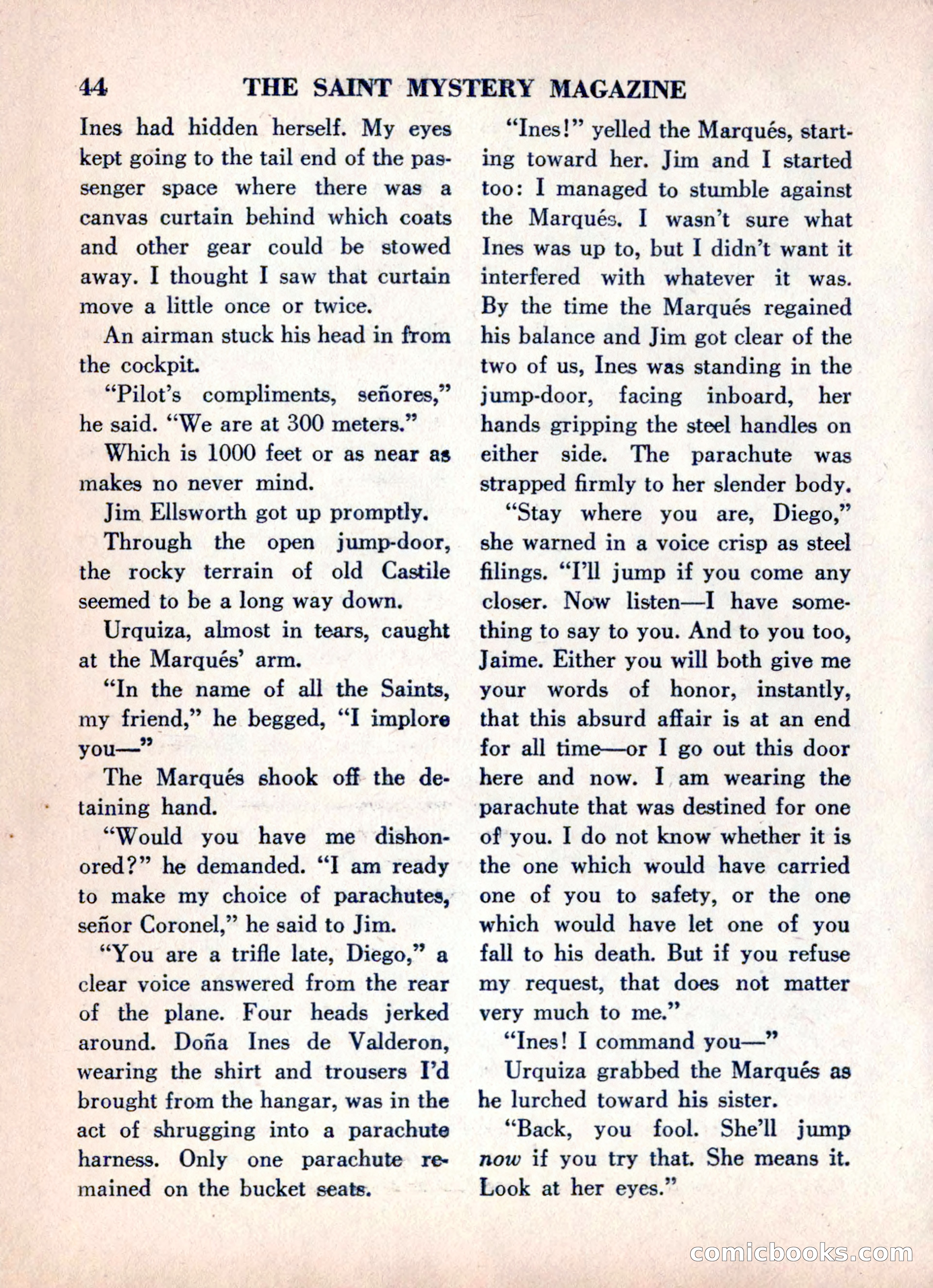 The Saint Mystery Magazine, June 1960 — page 46 of 132
