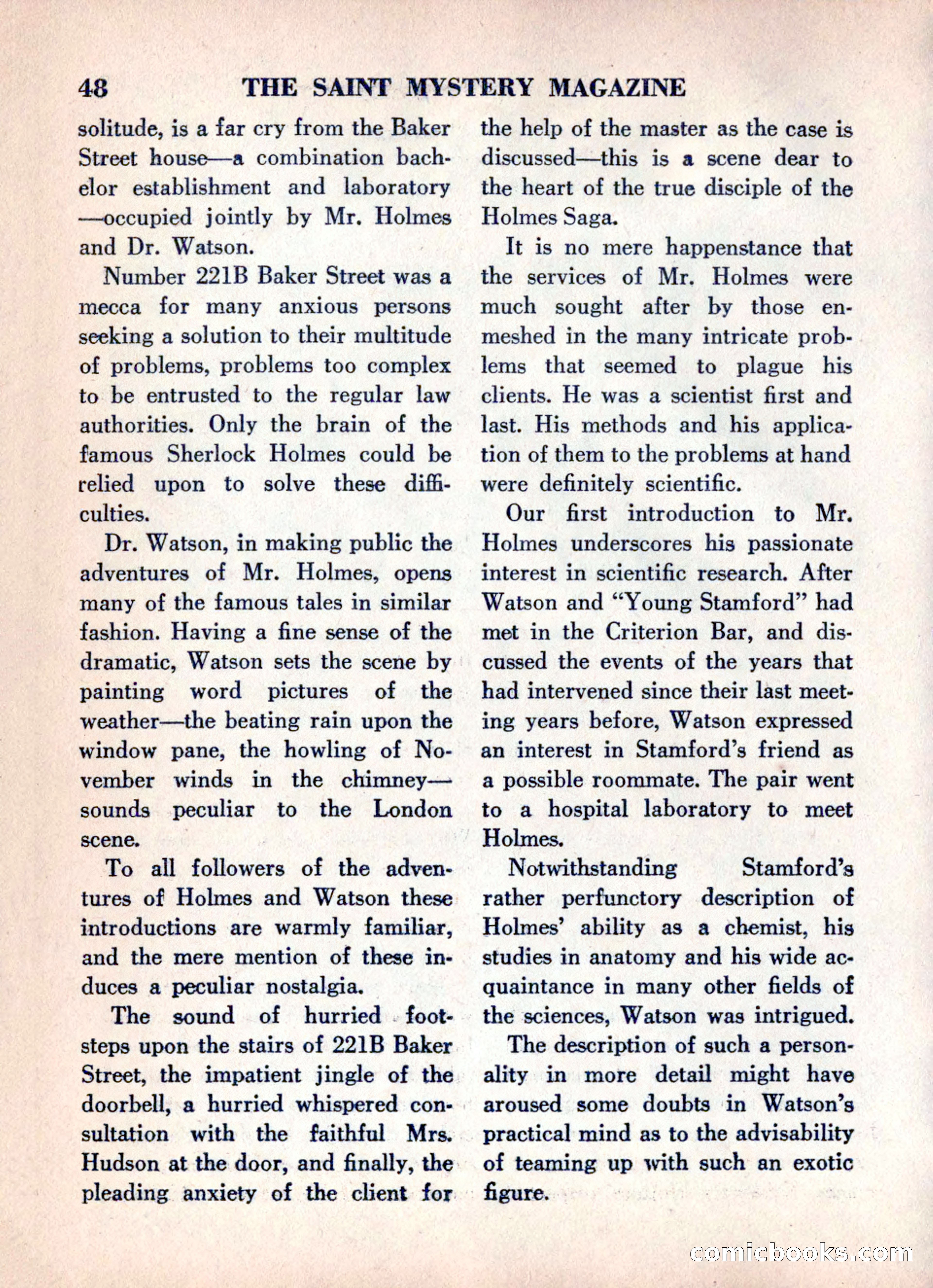 The Saint Mystery Magazine, June 1960 — page 50 of 132