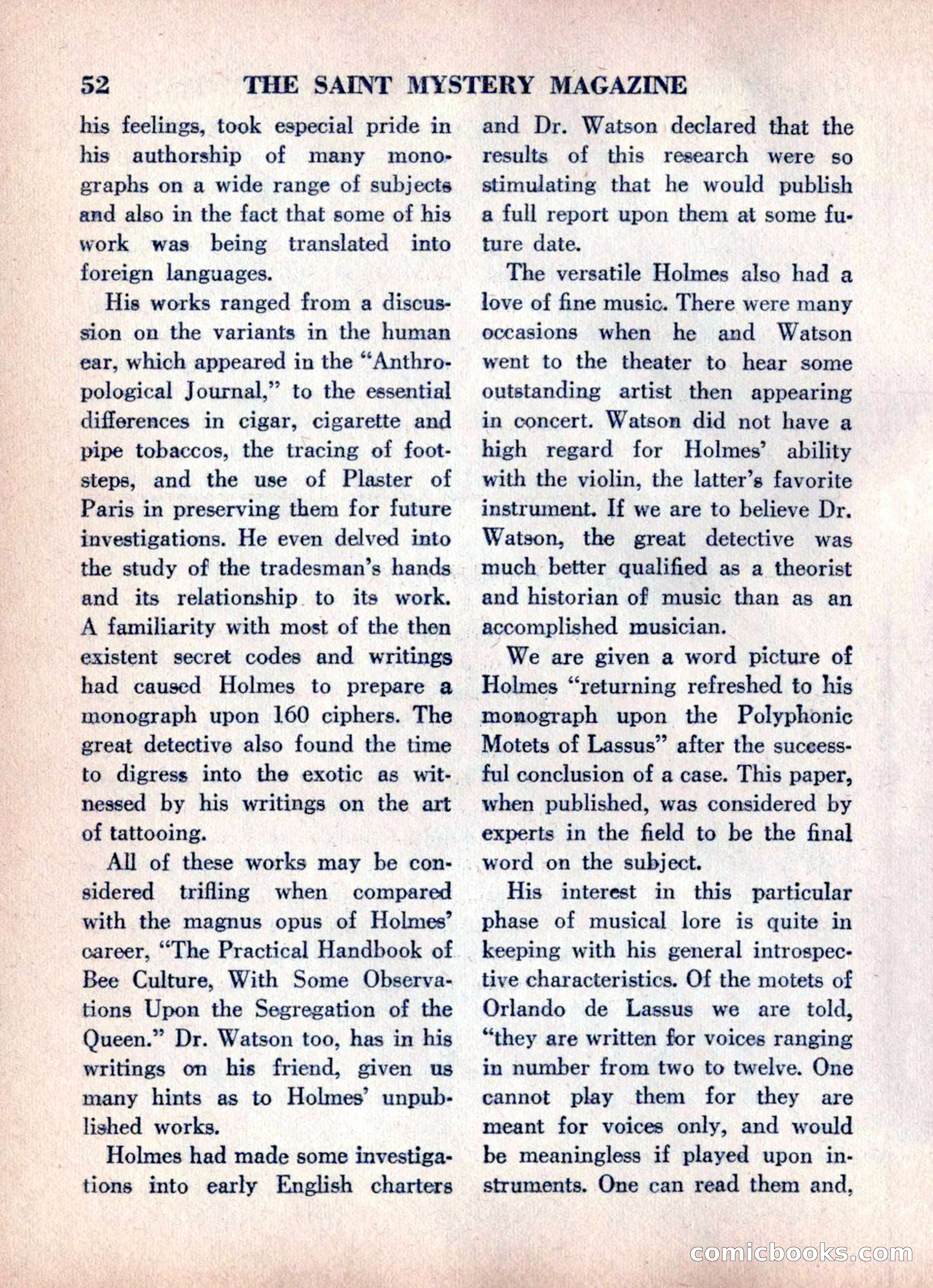 The Saint Mystery Magazine, June 1960 — page 54 of 132