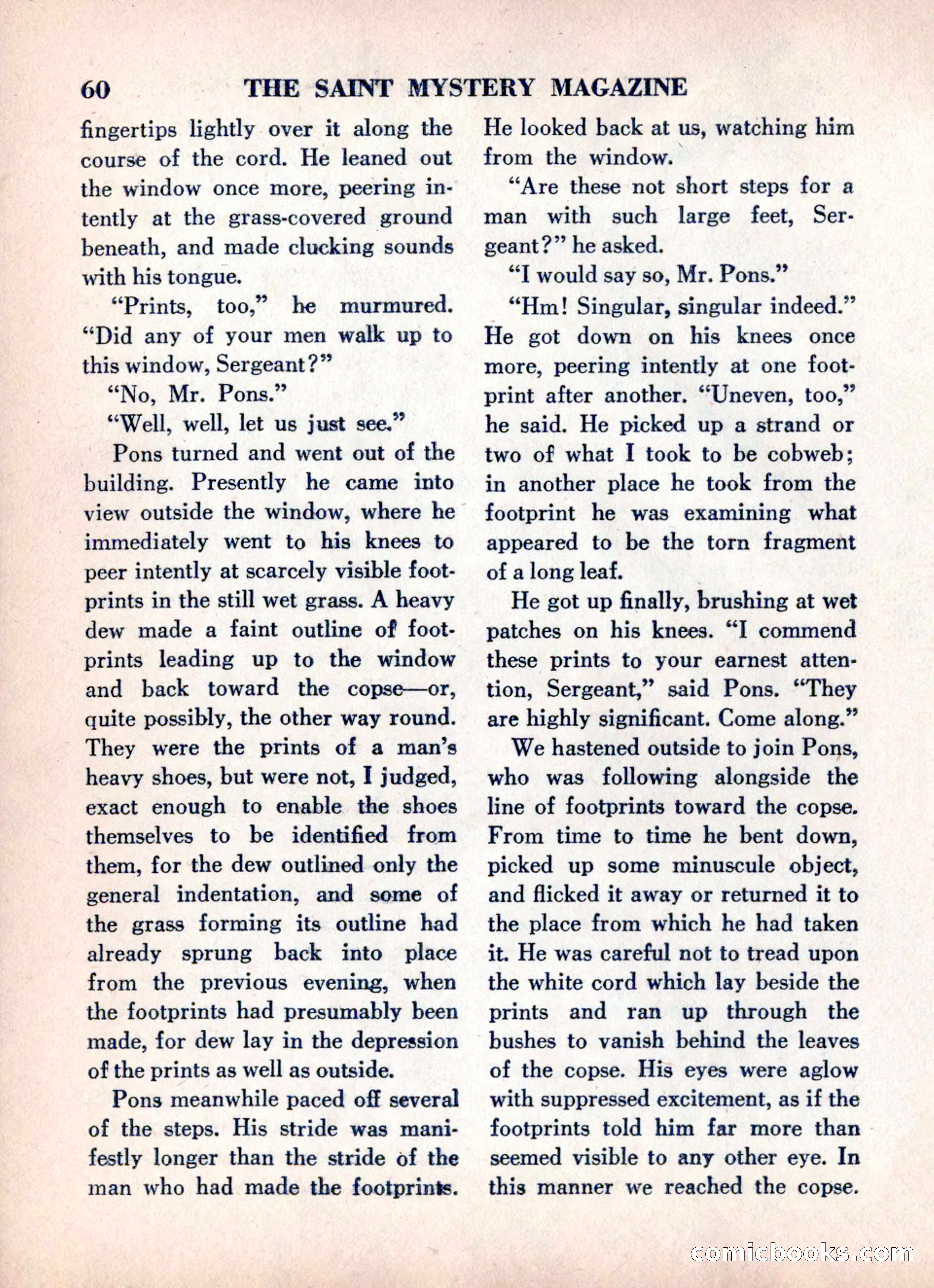 The Saint Mystery Magazine, June 1960 — page 62 of 132