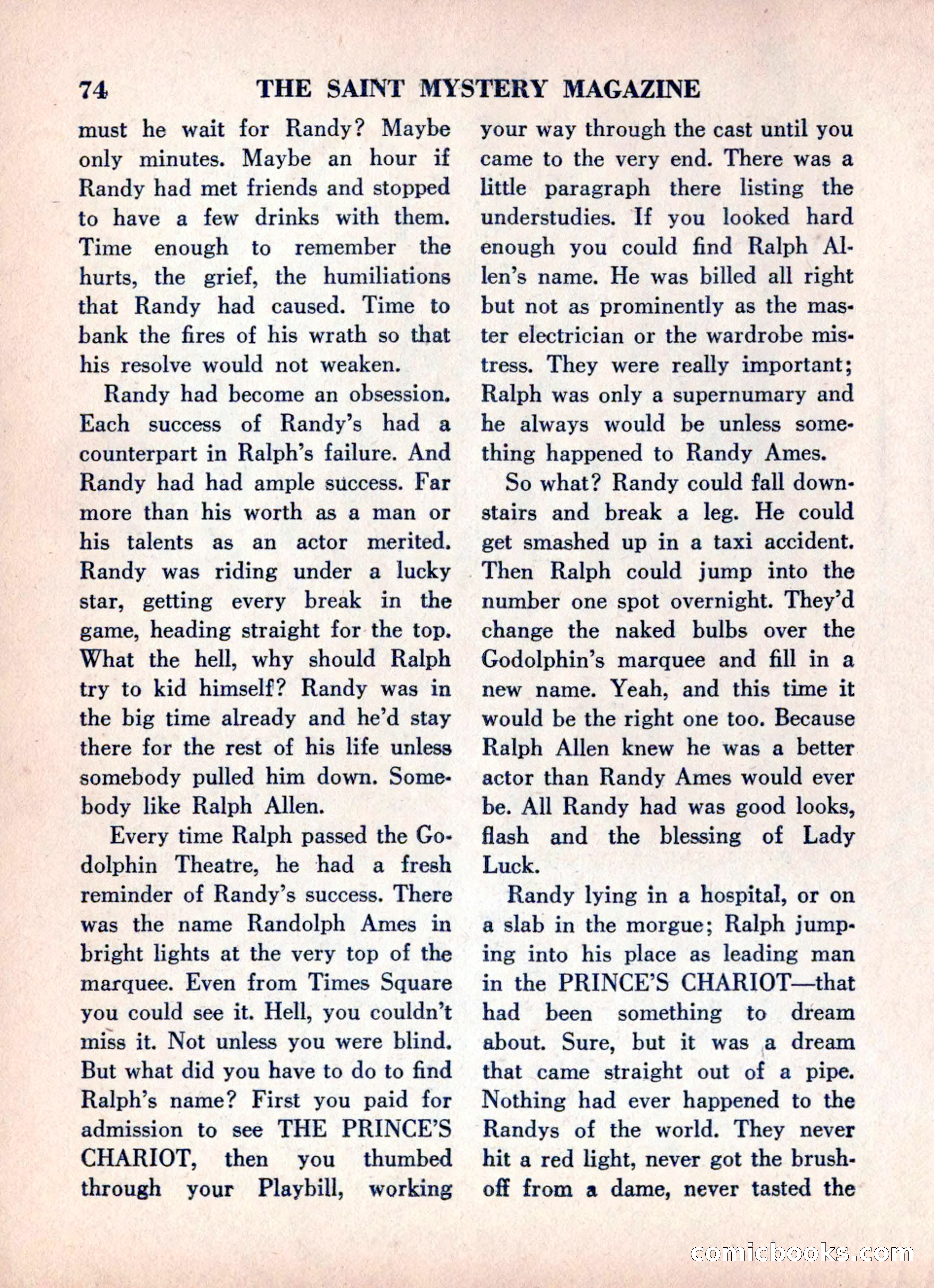The Saint Mystery Magazine, June 1960 — page 76 of 132
