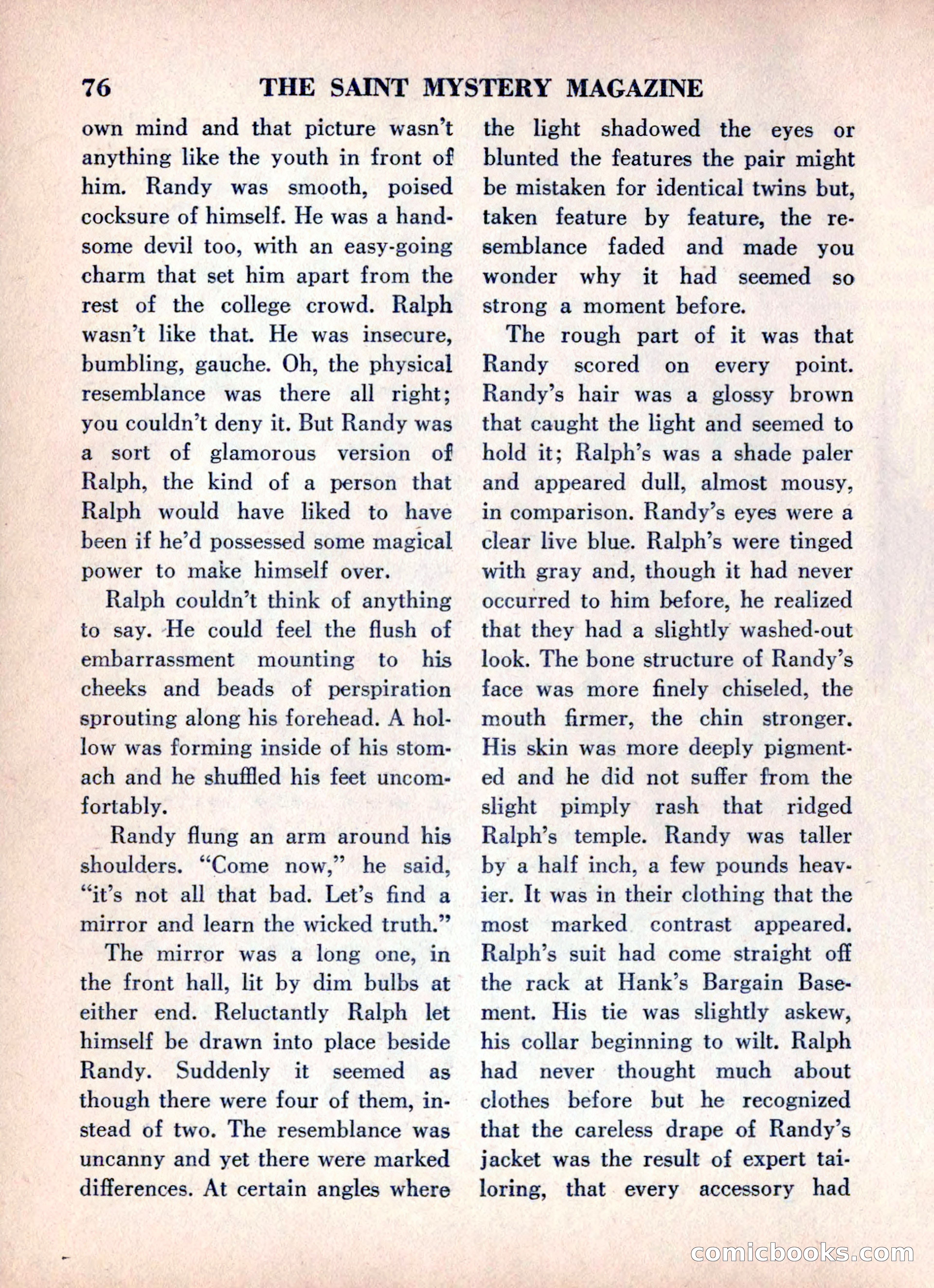 The Saint Mystery Magazine, June 1960 — page 78 of 132