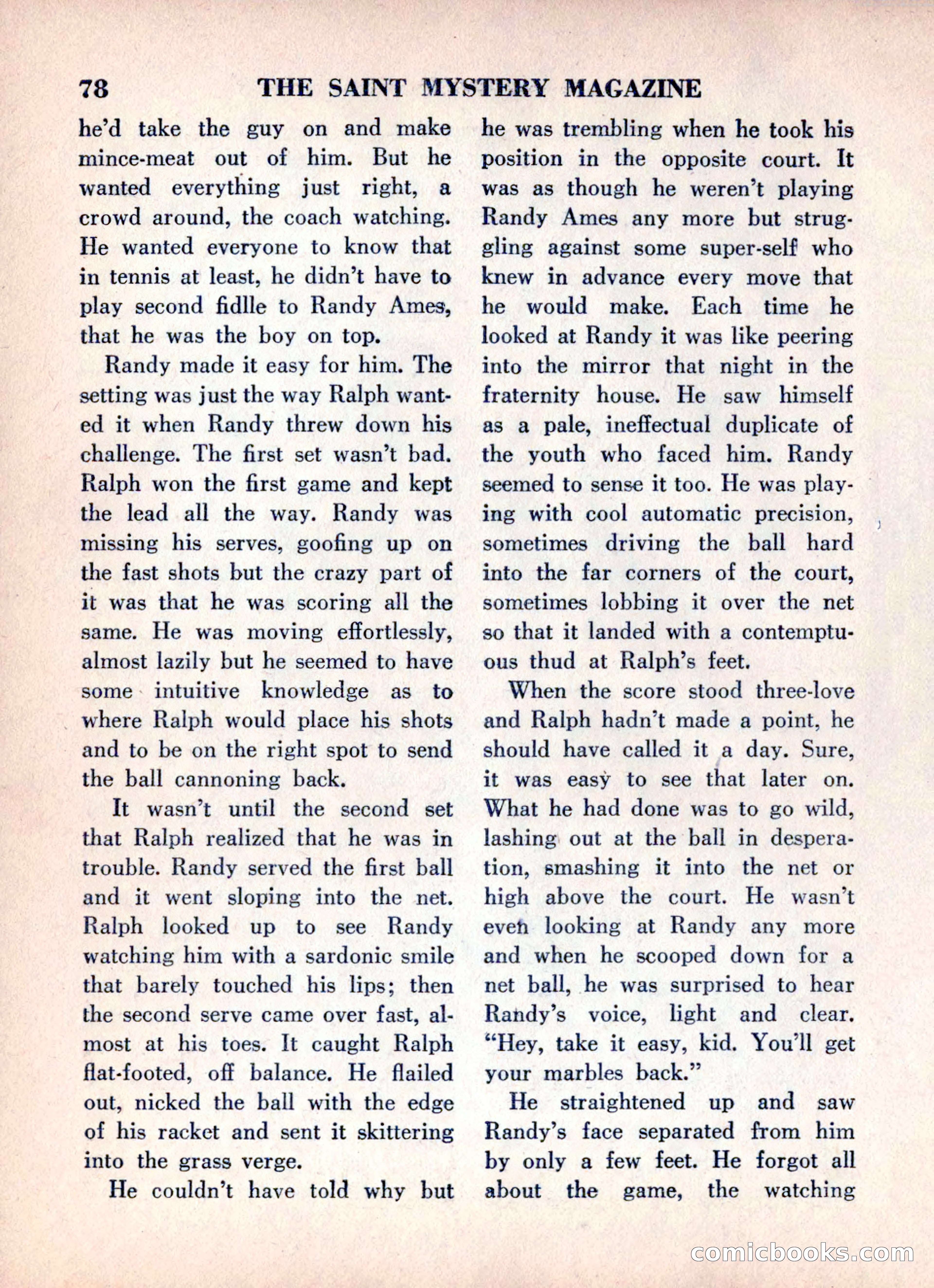The Saint Mystery Magazine, June 1960 — page 80 of 132