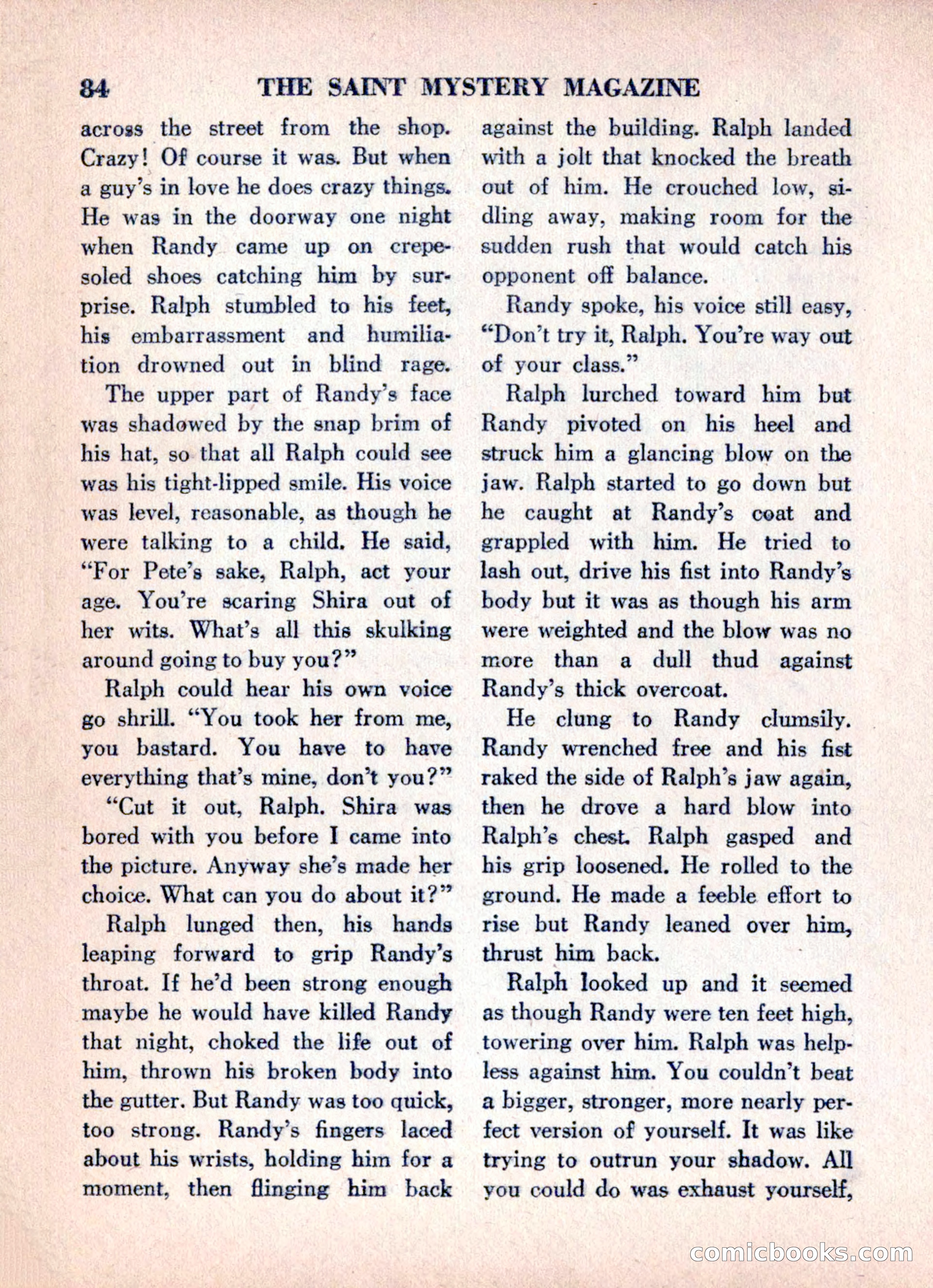The Saint Mystery Magazine, June 1960 — page 86 of 132