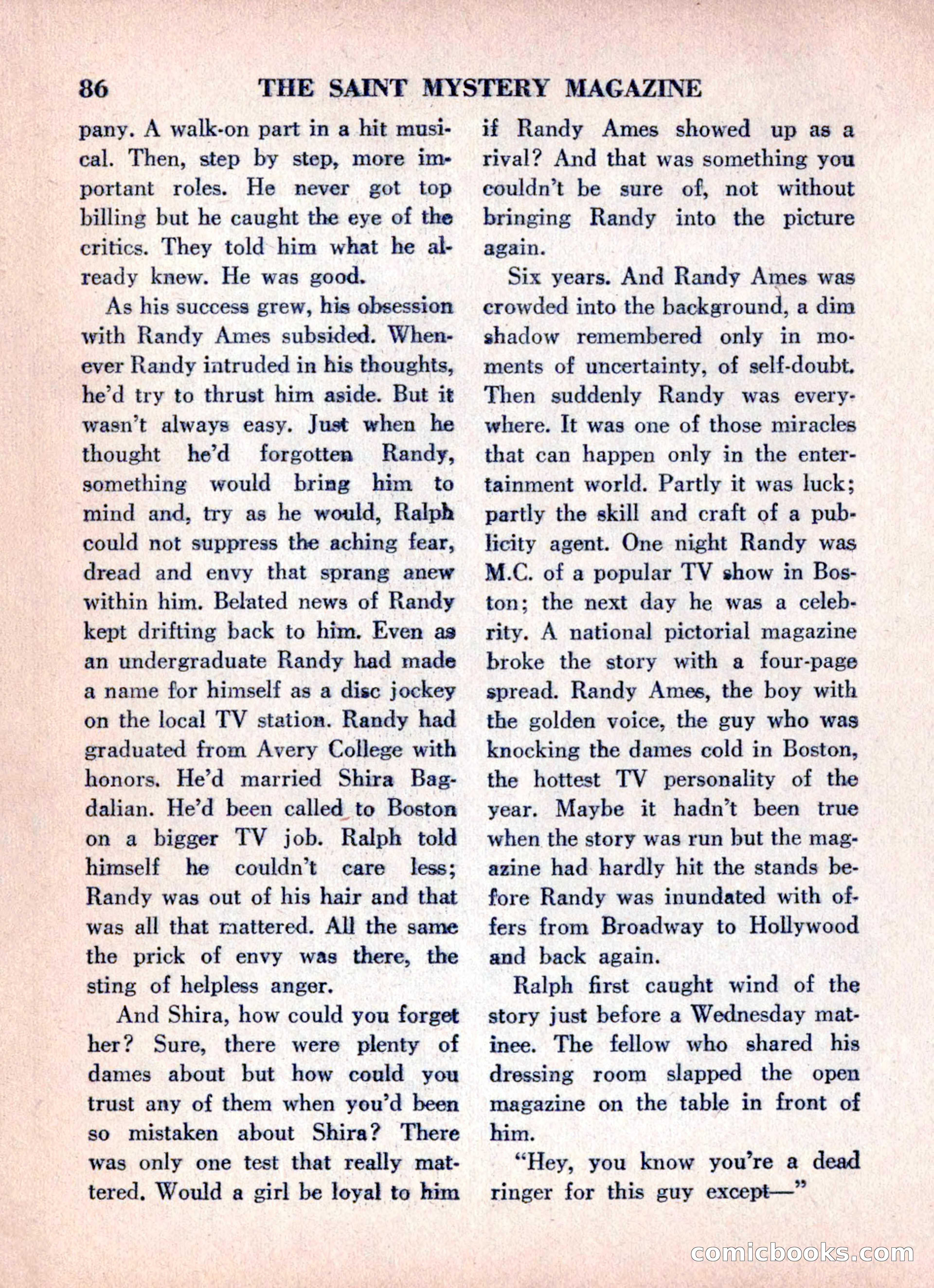 The Saint Mystery Magazine, June 1960 — page 88 of 132