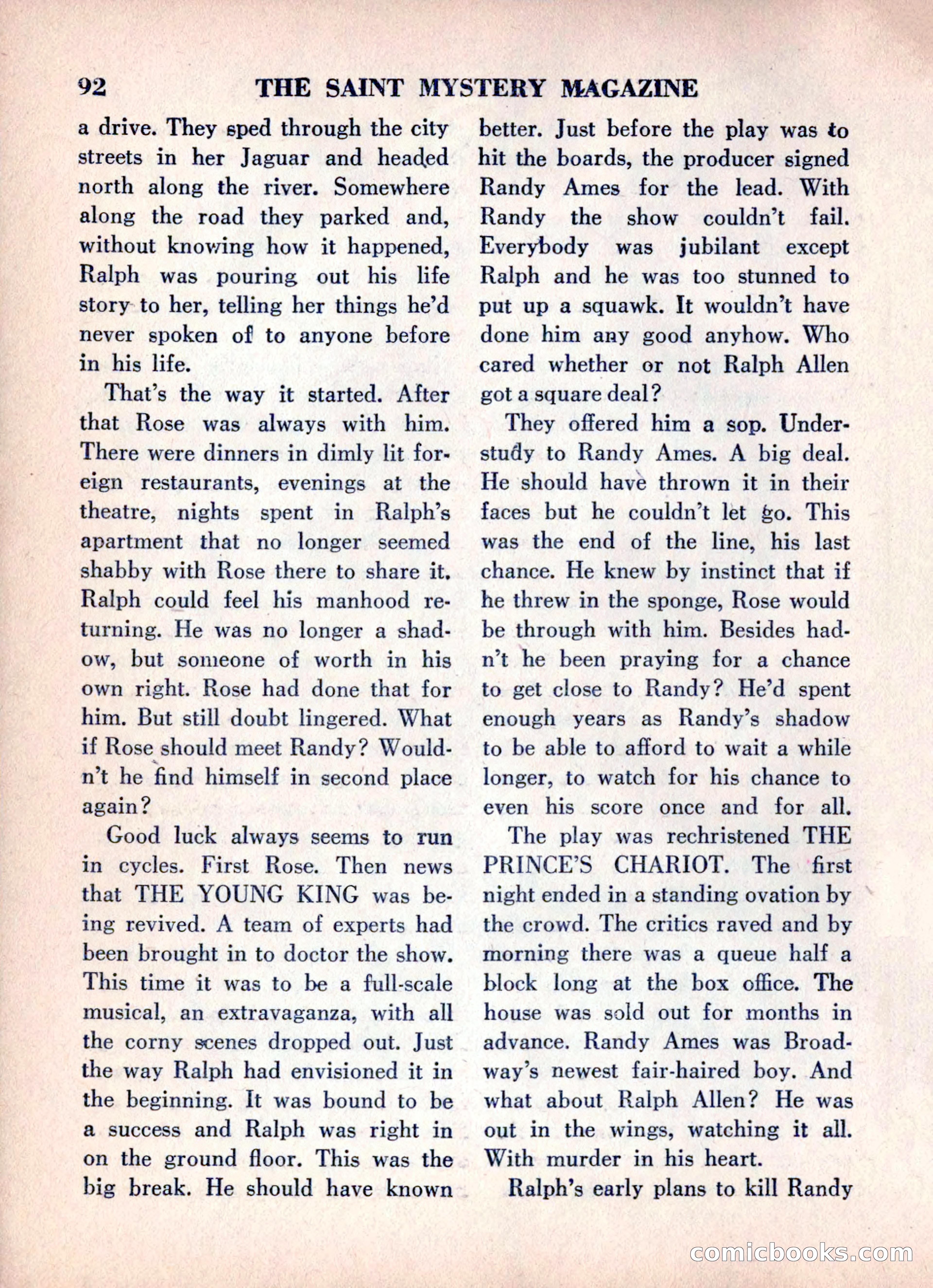 The Saint Mystery Magazine, June 1960 — page 94 of 132