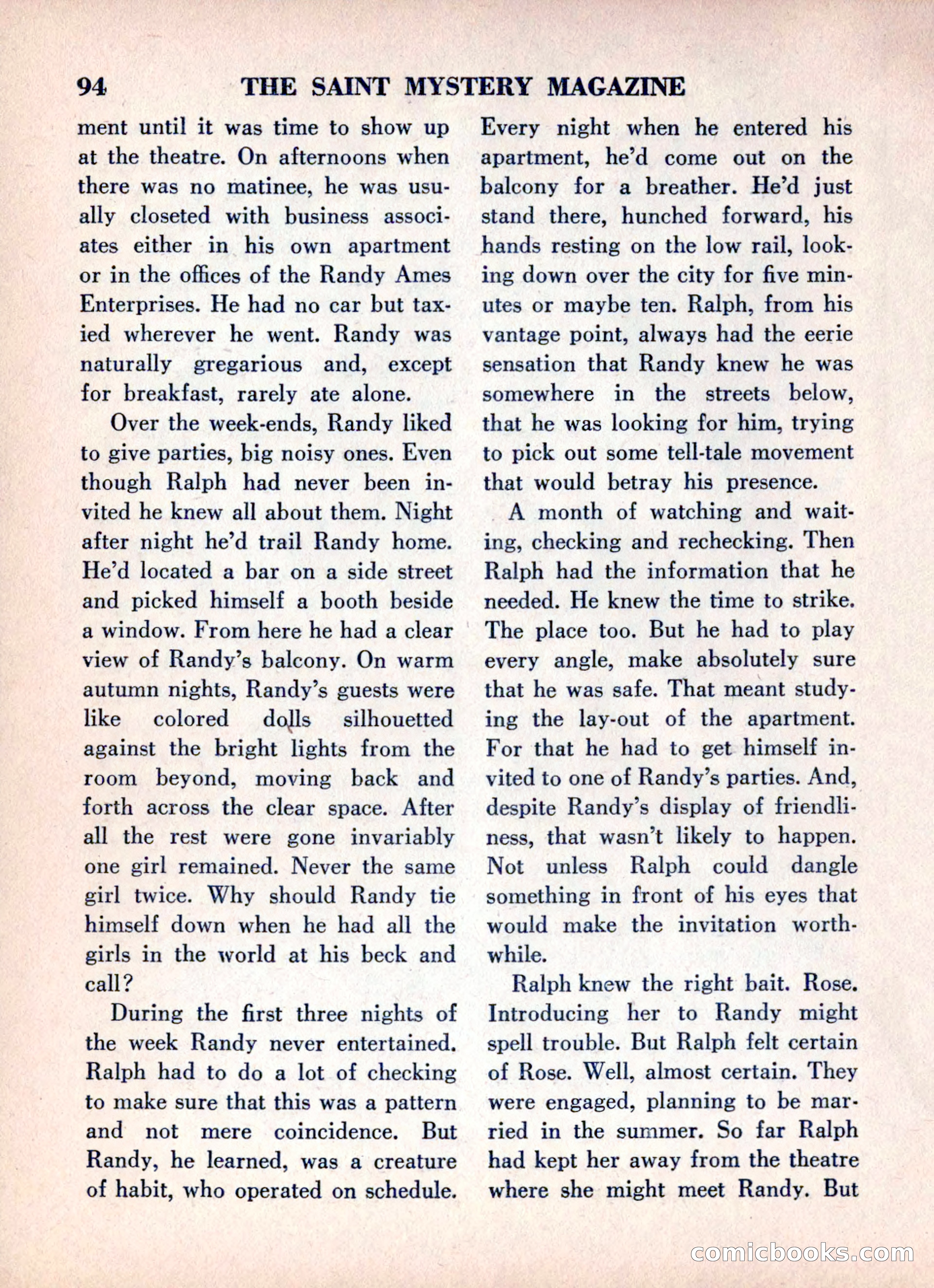 The Saint Mystery Magazine, June 1960 — page 96 of 132