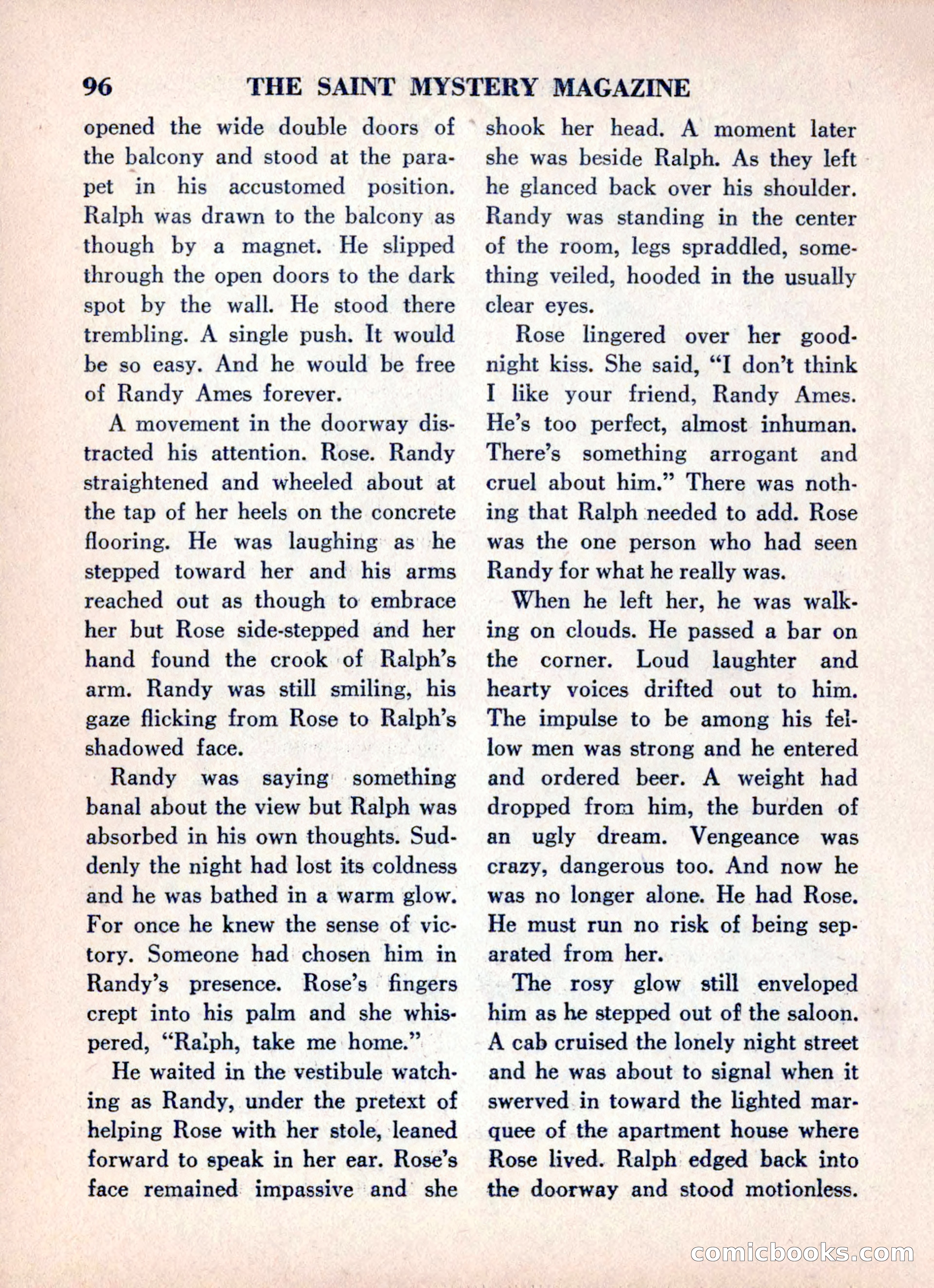 The Saint Mystery Magazine, June 1960 — page 98 of 132