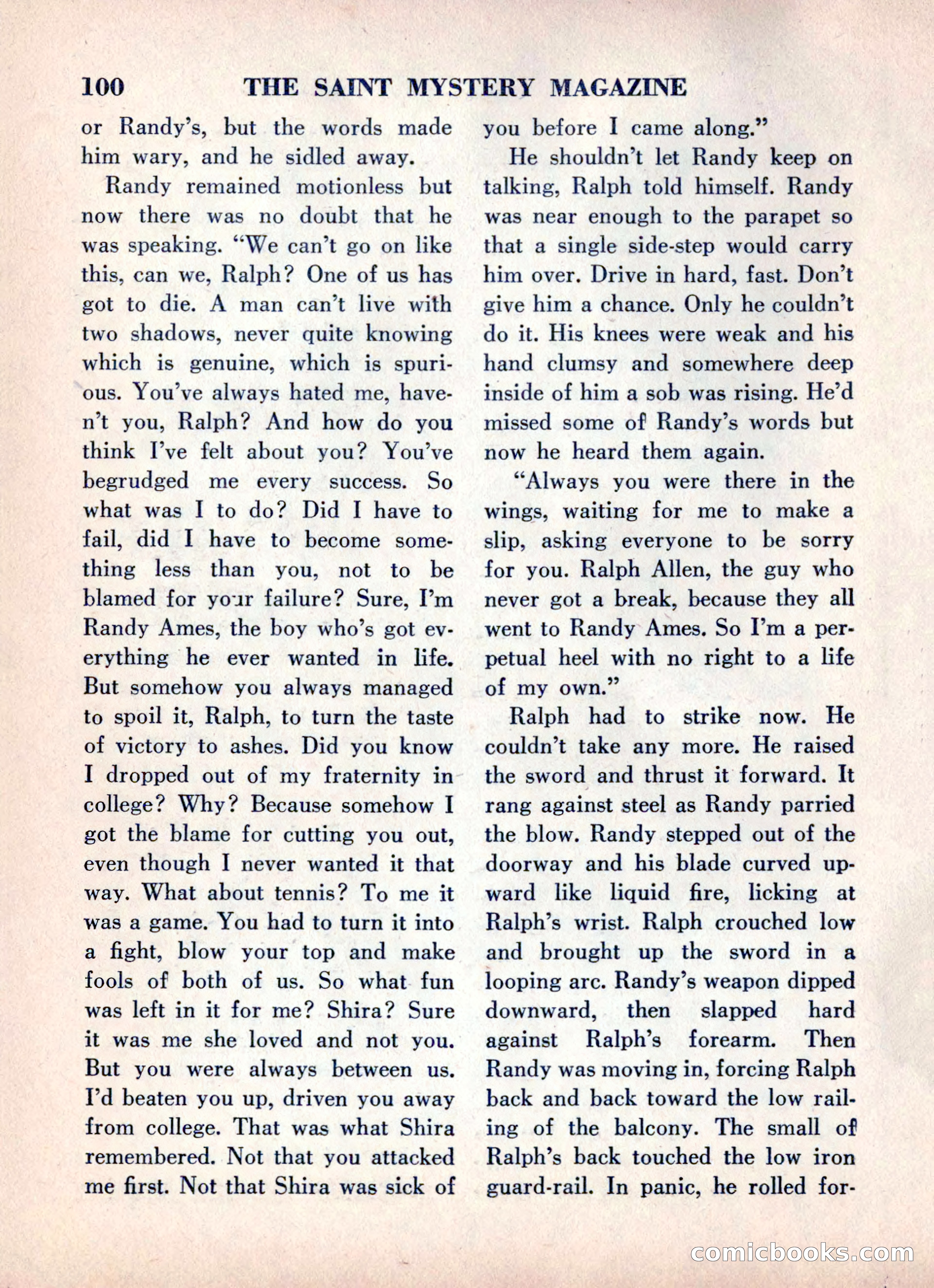 The Saint Mystery Magazine, June 1960 — page 102 of 132