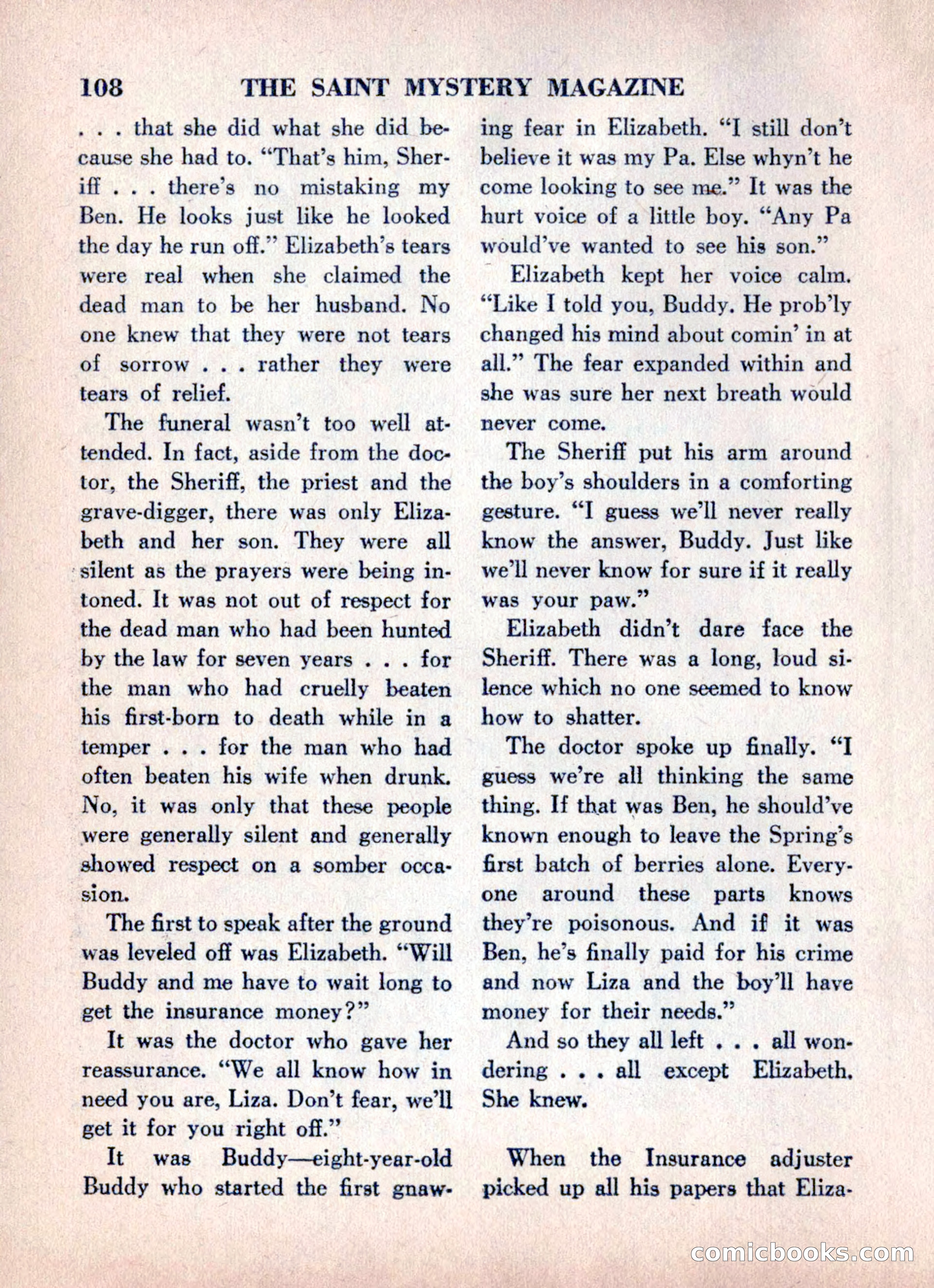 The Saint Mystery Magazine, June 1960 — page 110 of 132