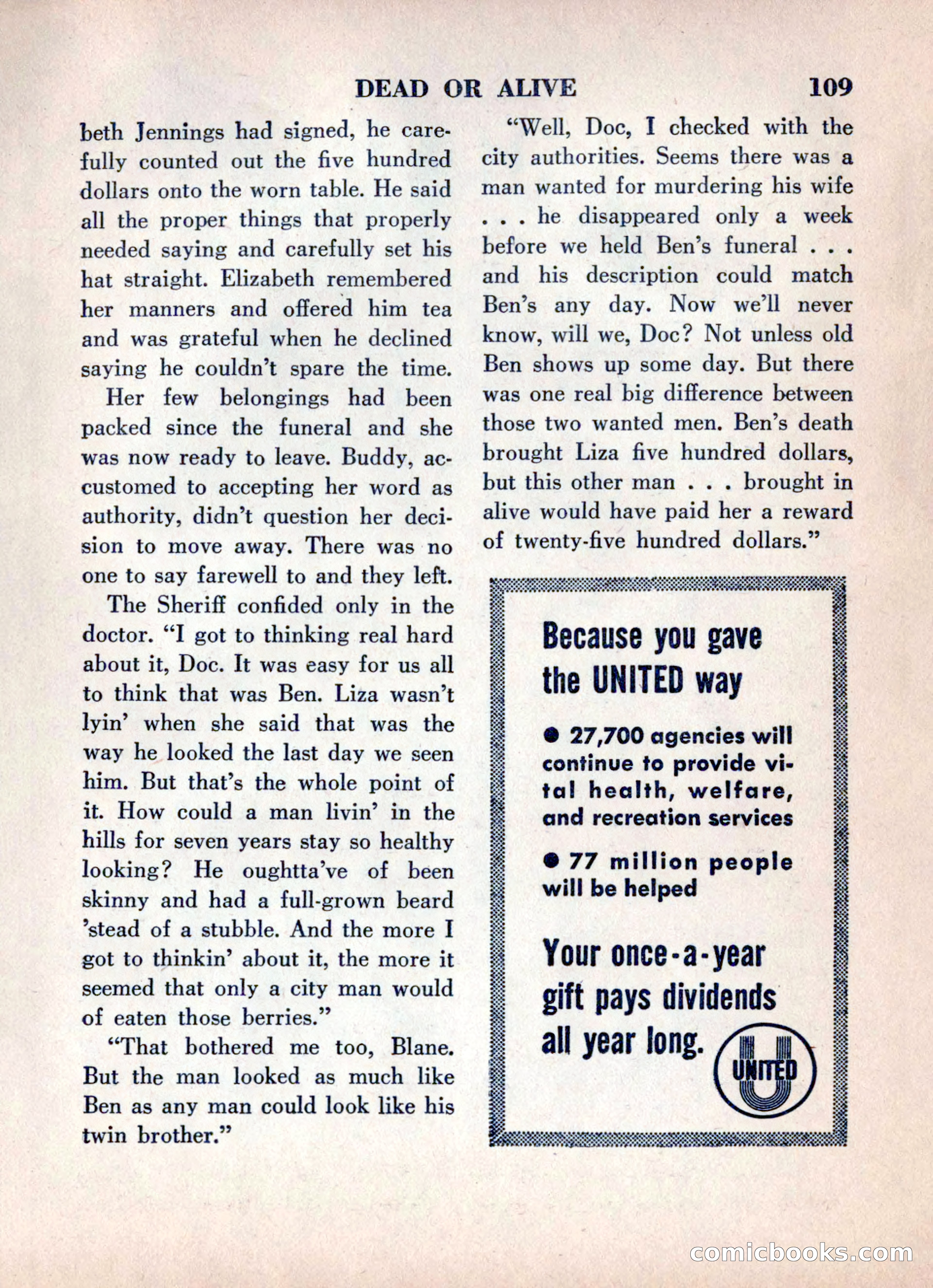 The Saint Mystery Magazine, June 1960 — page 111 of 132