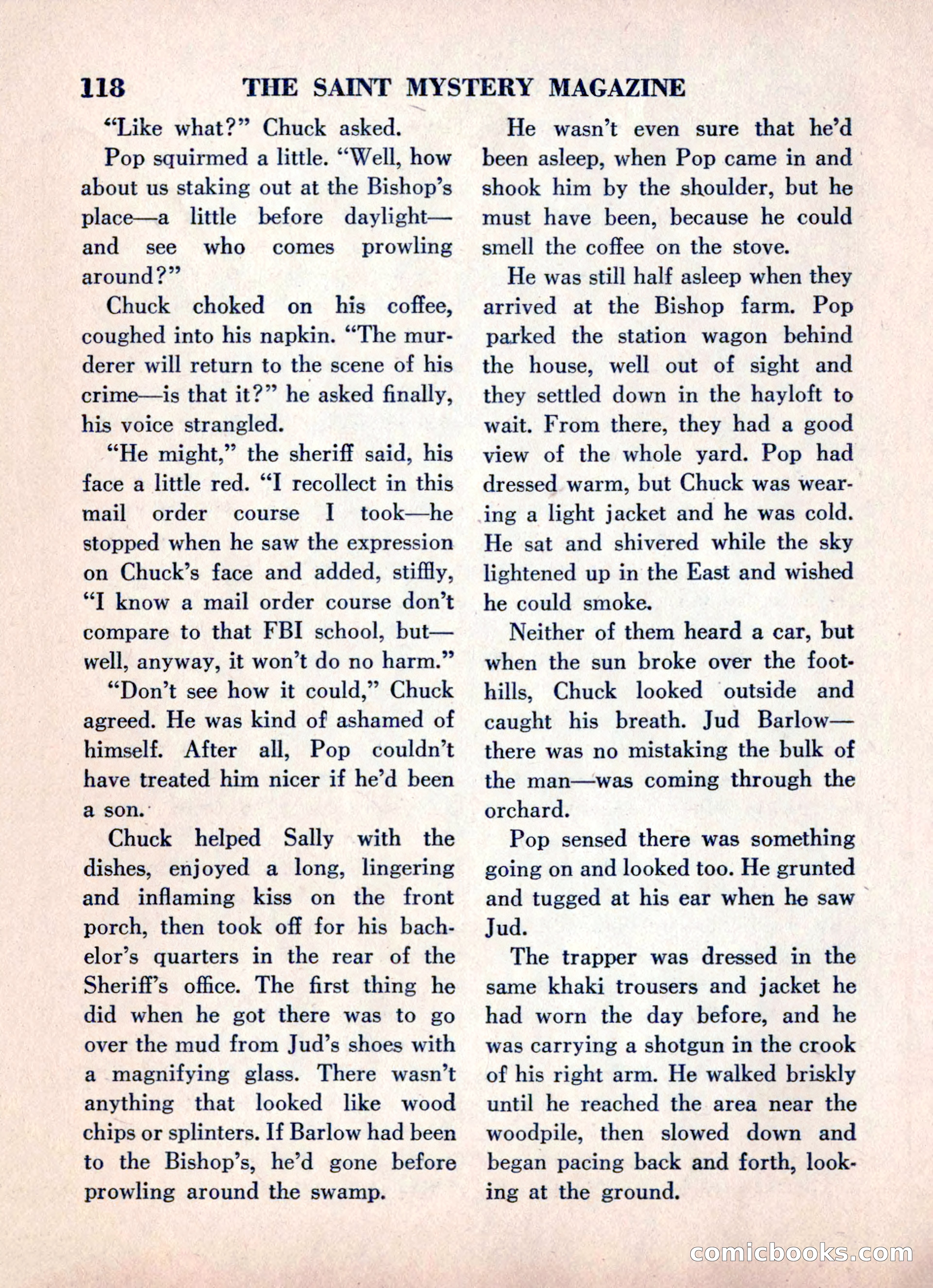 The Saint Mystery Magazine, June 1960 — page 120 of 132