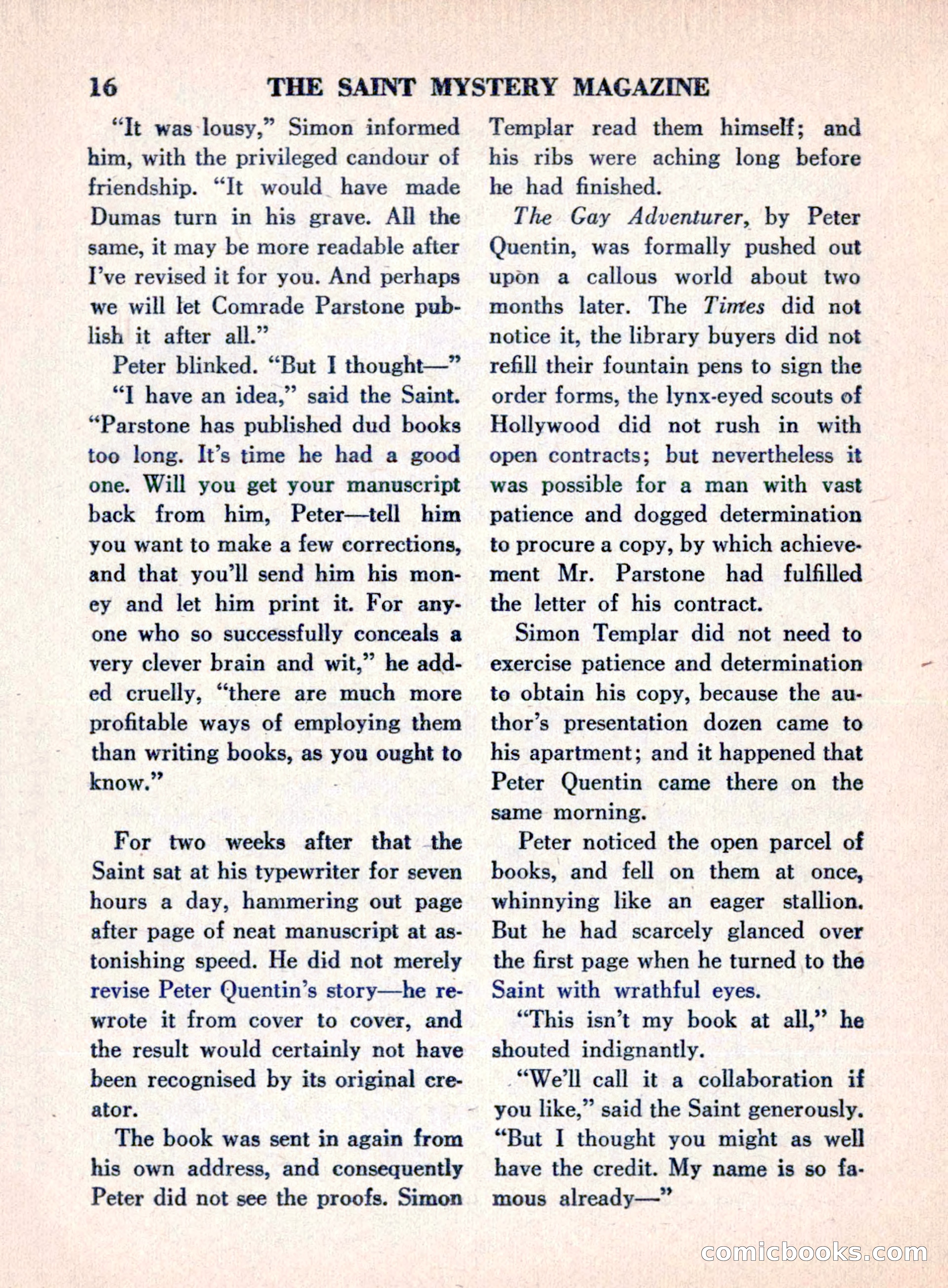 The Saint Mystery Magazine, August 1960 — page 18 of 132