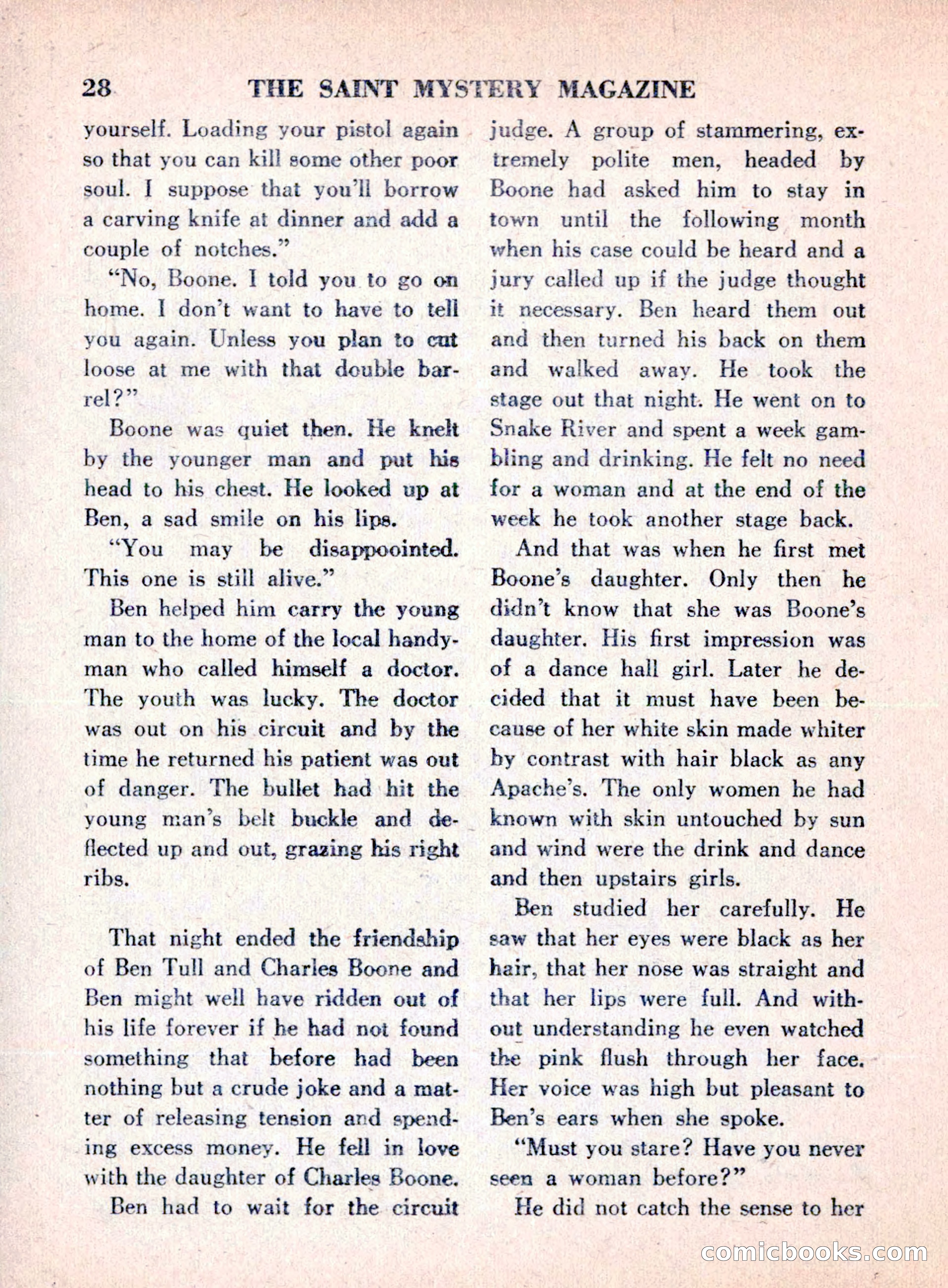 The Saint Mystery Magazine, August 1960 — page 30 of 132