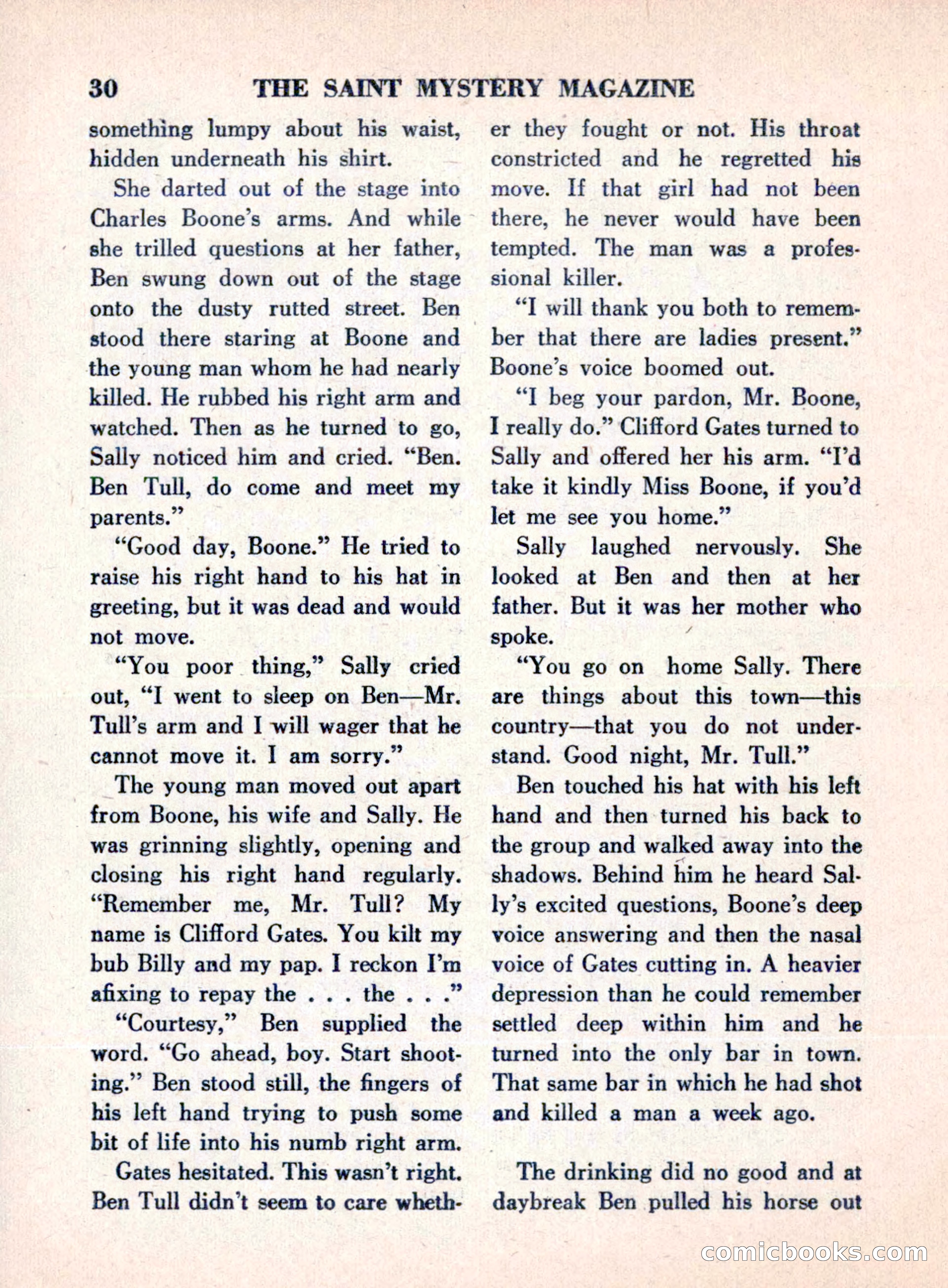 The Saint Mystery Magazine, August 1960 — page 32 of 132