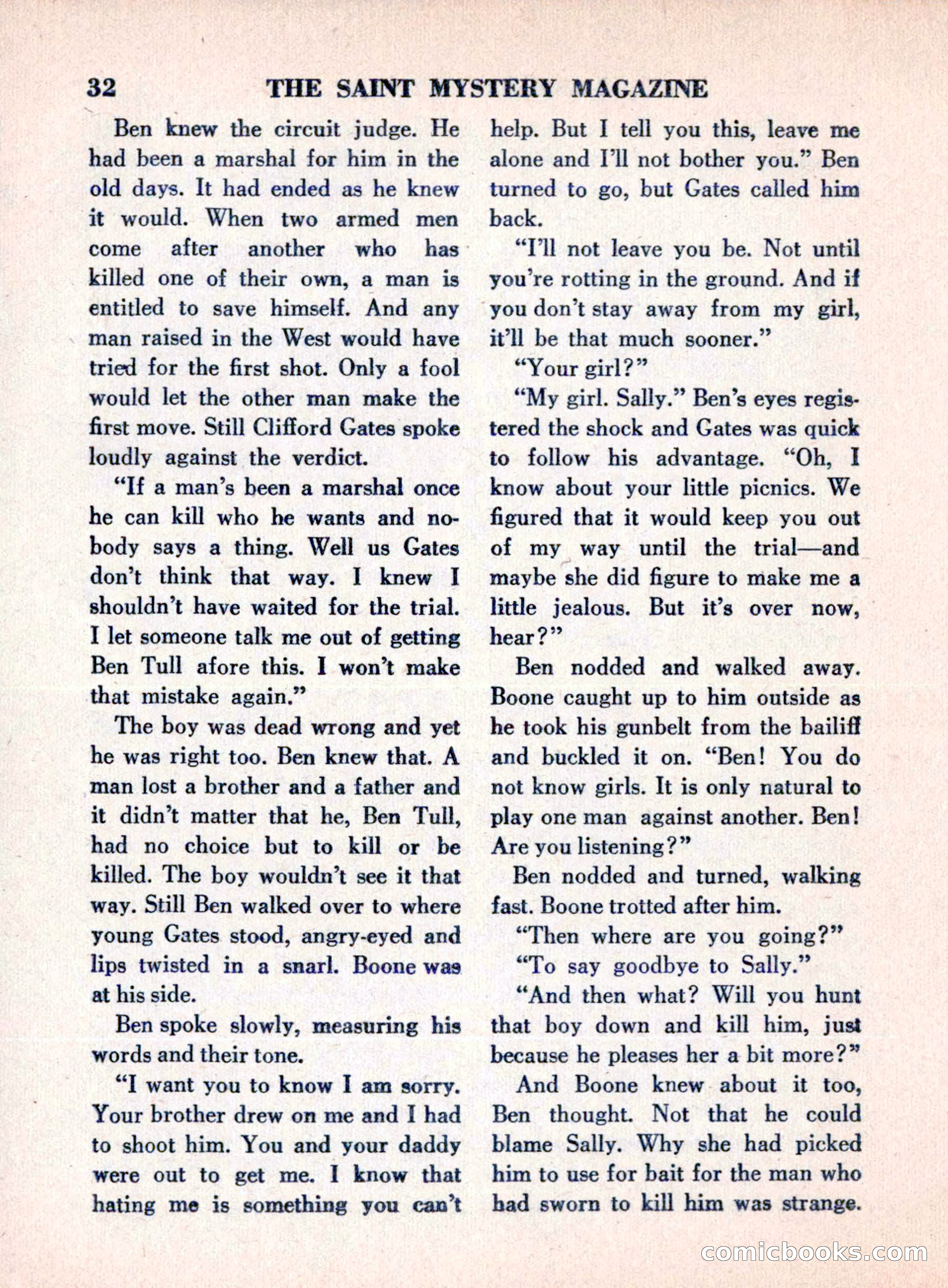 The Saint Mystery Magazine, August 1960 — page 34 of 132