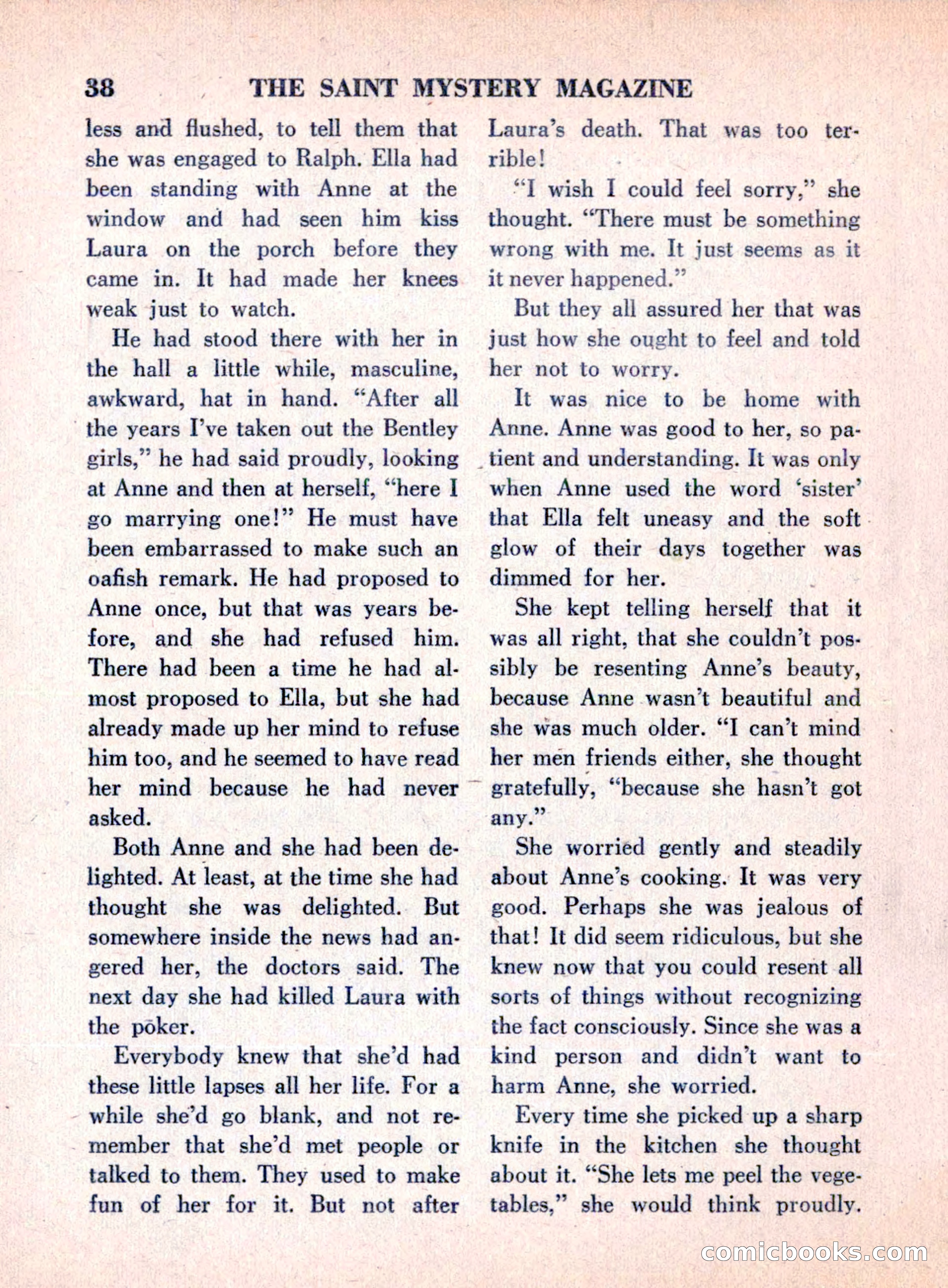 The Saint Mystery Magazine, August 1960 — page 40 of 132