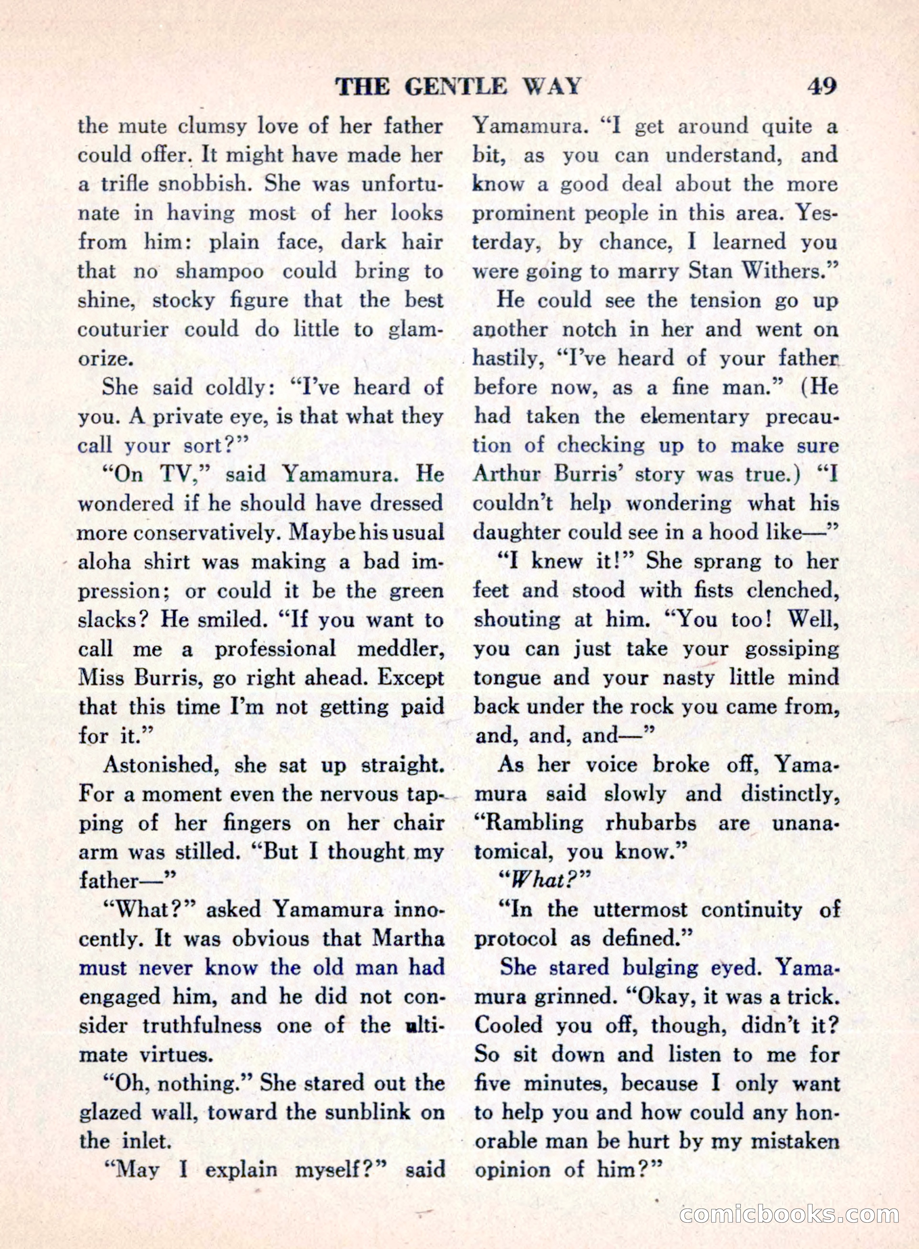 The Saint Mystery Magazine, August 1960 — page 51 of 132