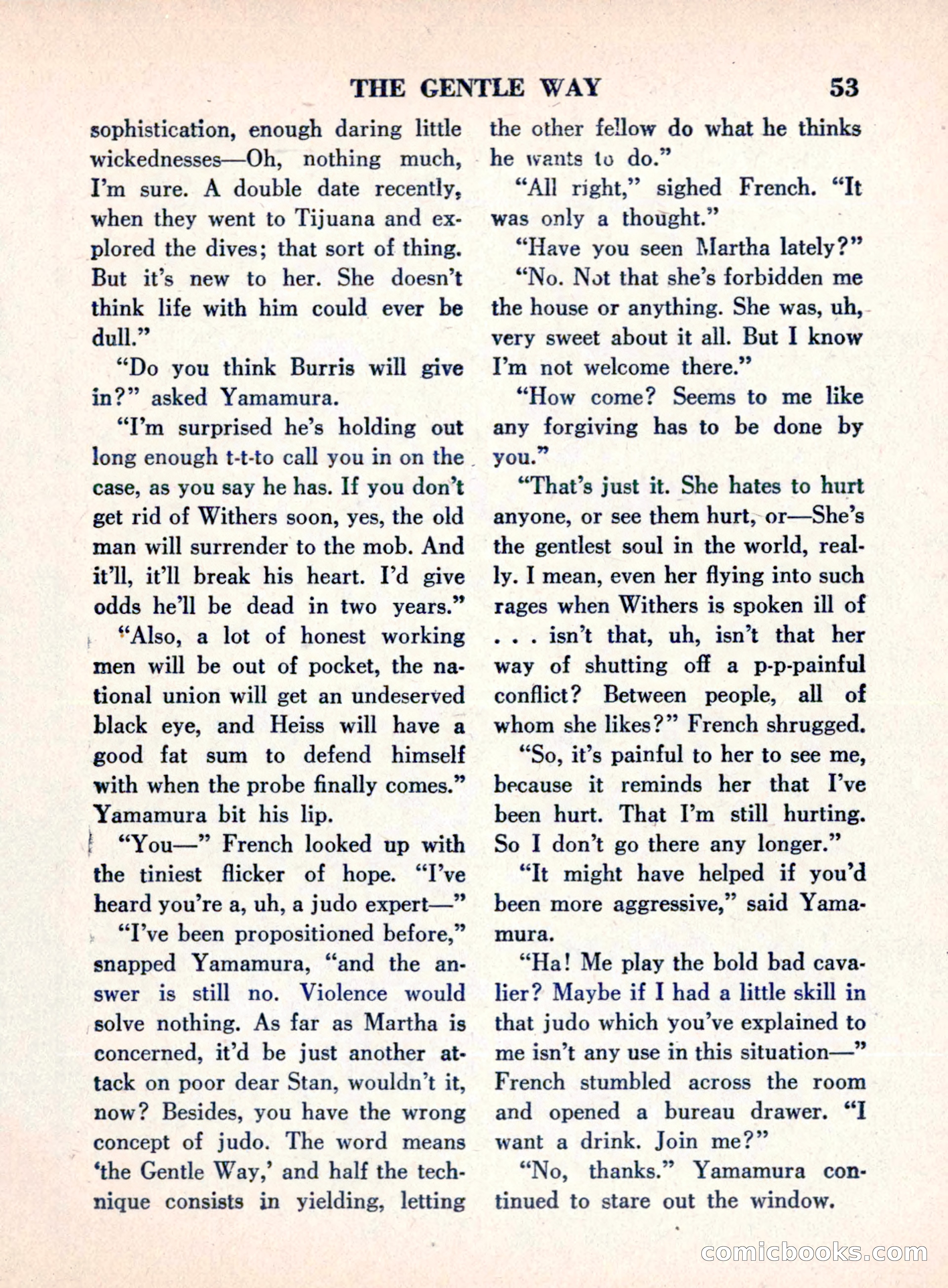 The Saint Mystery Magazine, August 1960 — page 55 of 132