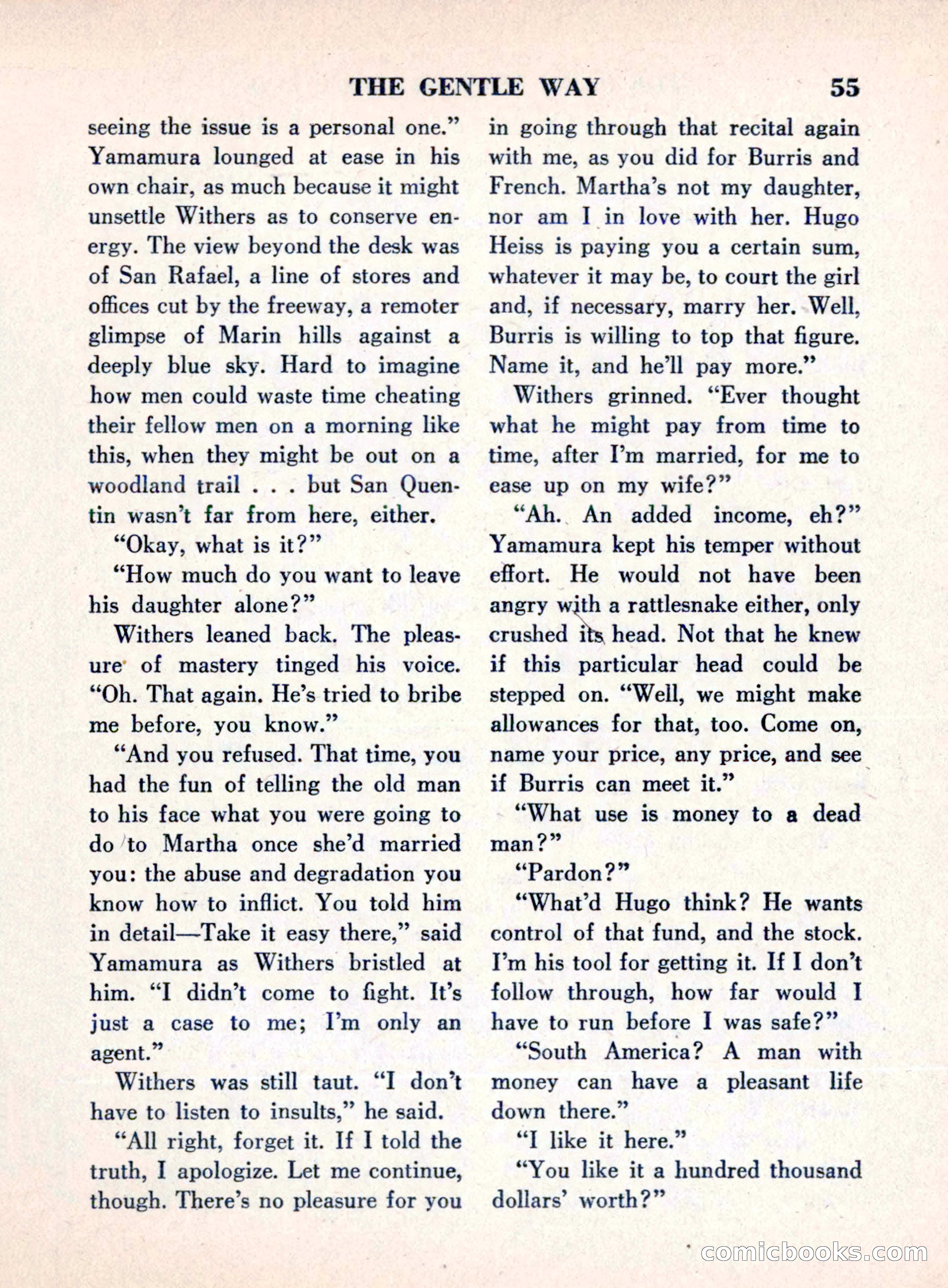 The Saint Mystery Magazine, August 1960 — page 57 of 132