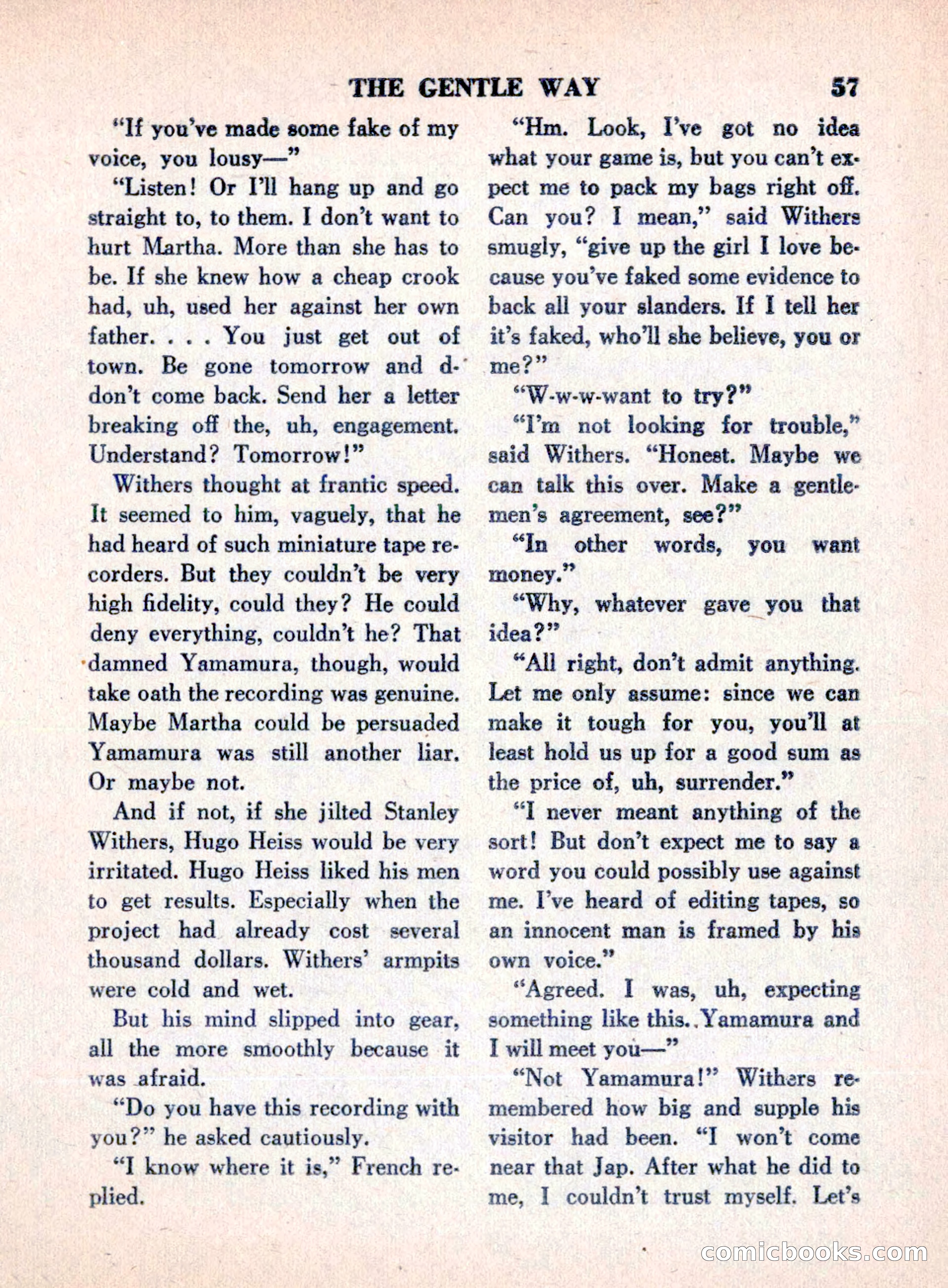 The Saint Mystery Magazine, August 1960 — page 59 of 132