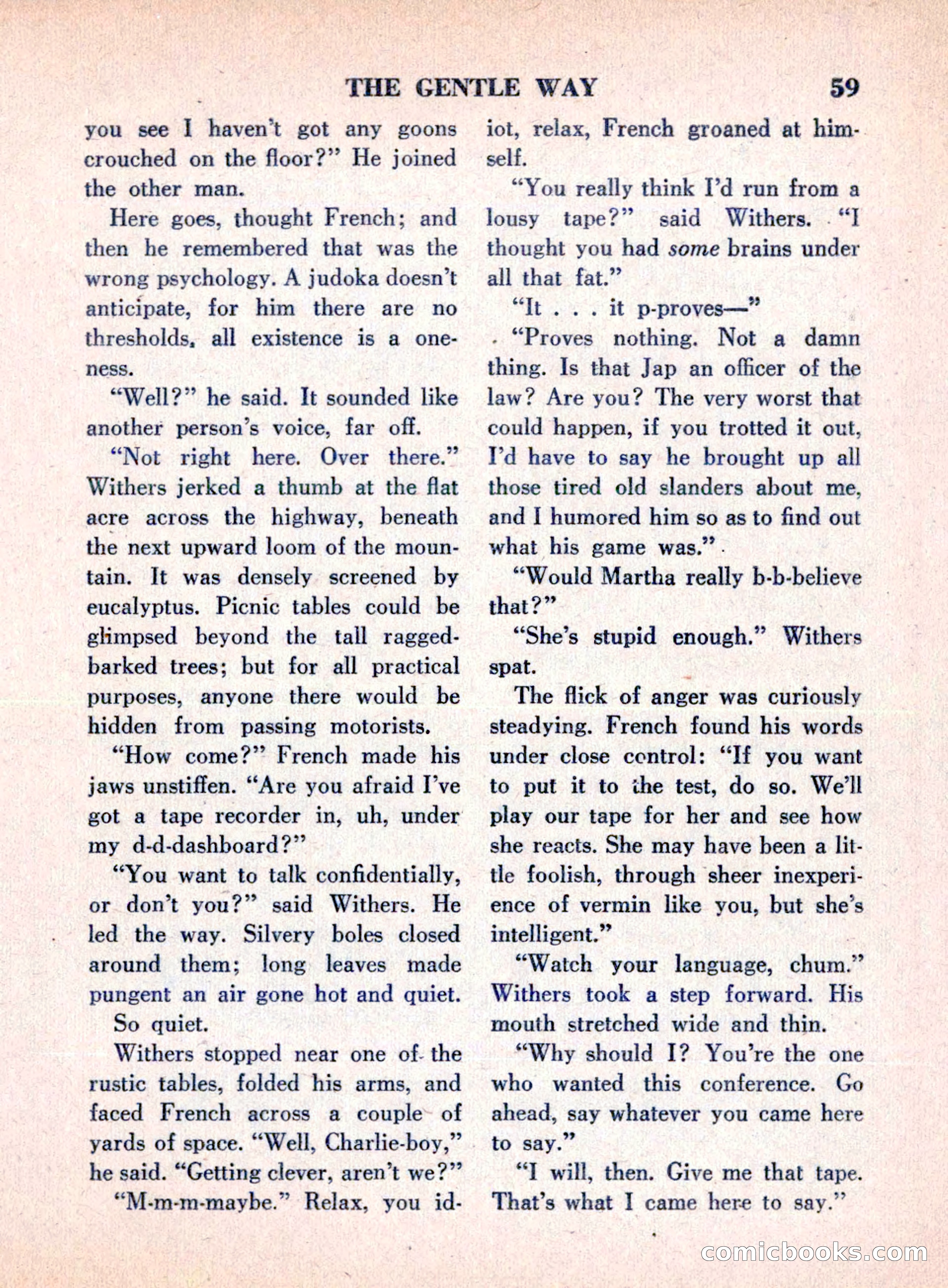 The Saint Mystery Magazine, August 1960 — page 61 of 132
