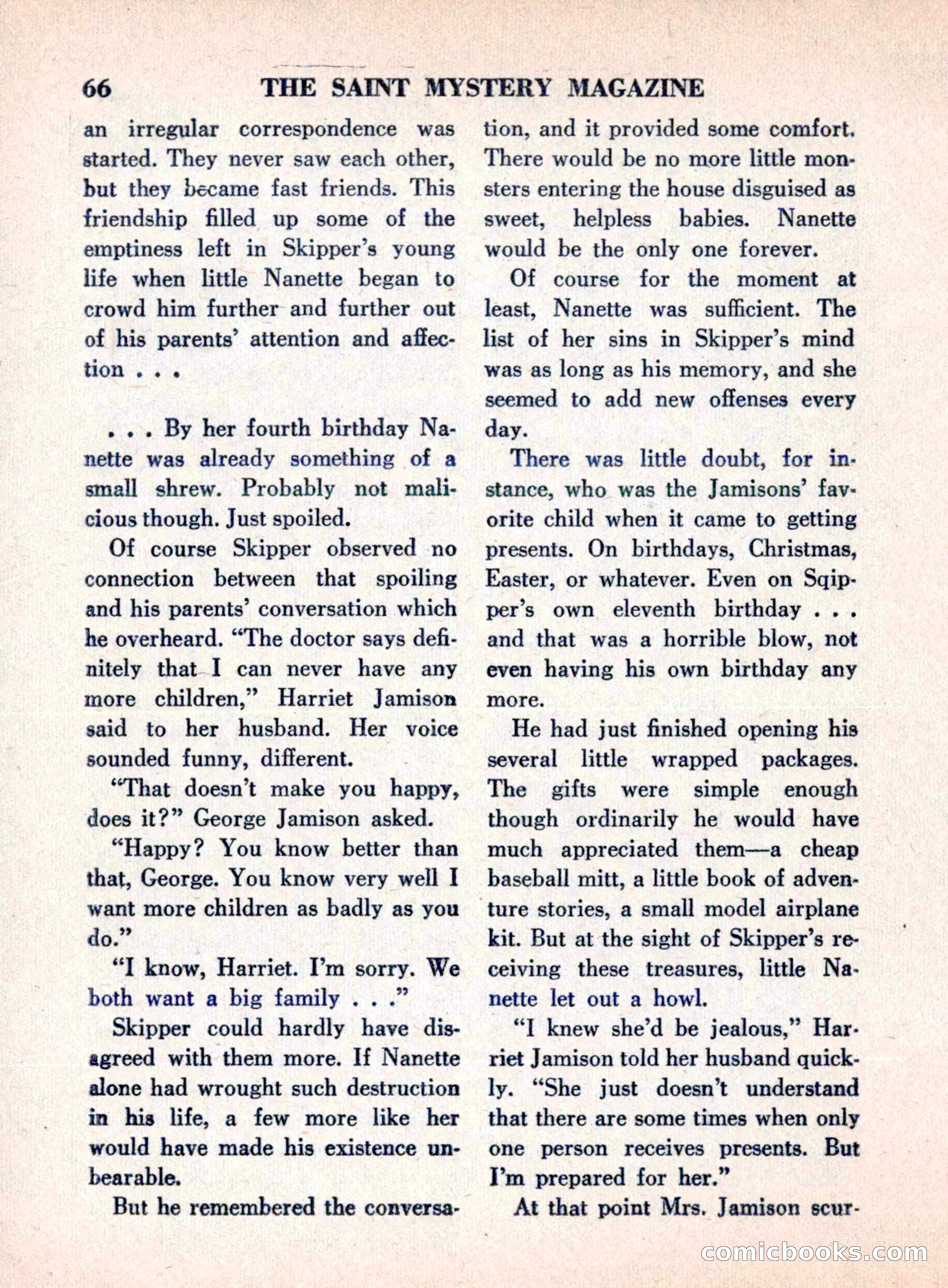 The Saint Mystery Magazine, August 1960 — page 68 of 132