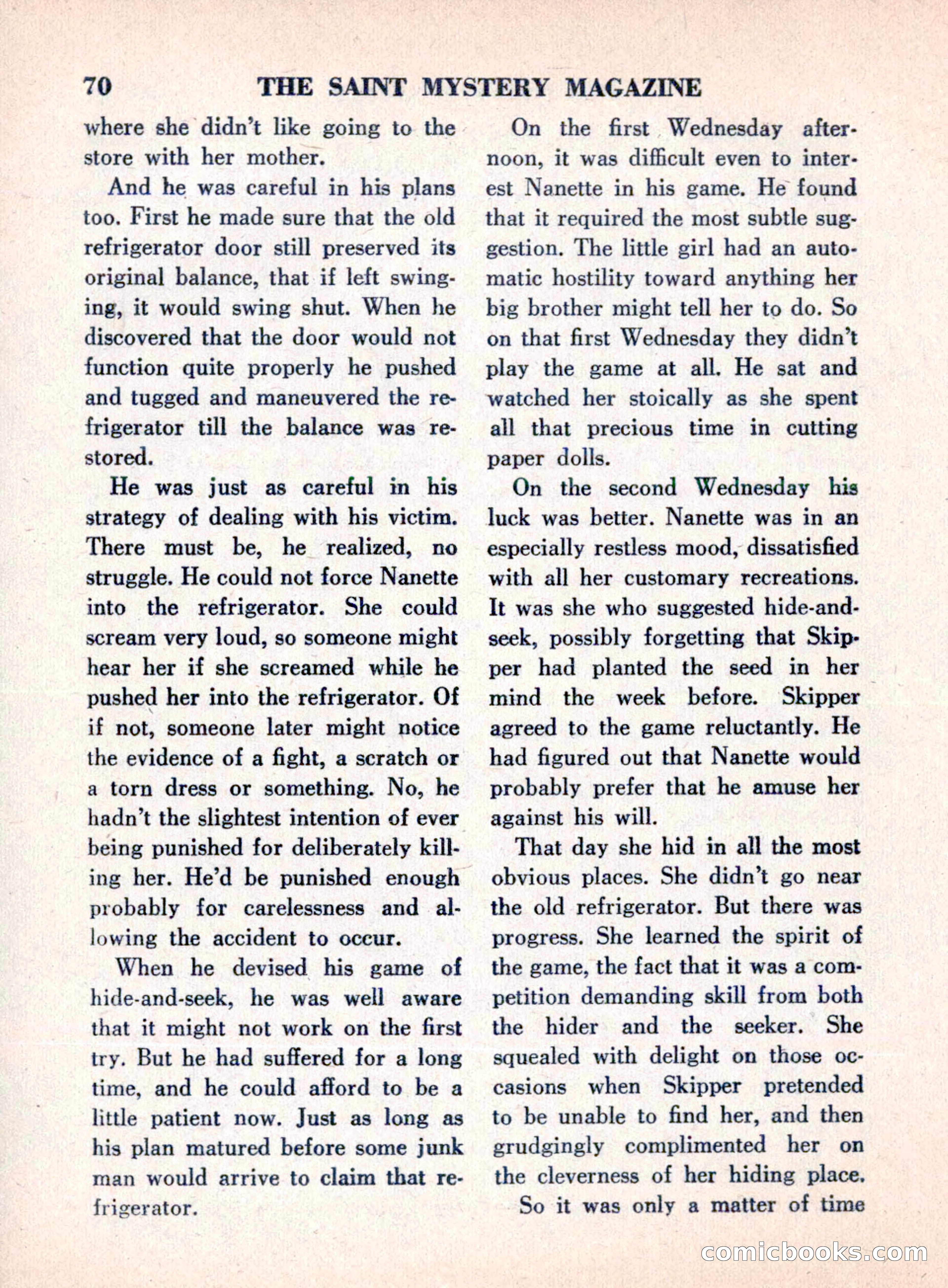 The Saint Mystery Magazine, August 1960 — page 72 of 132