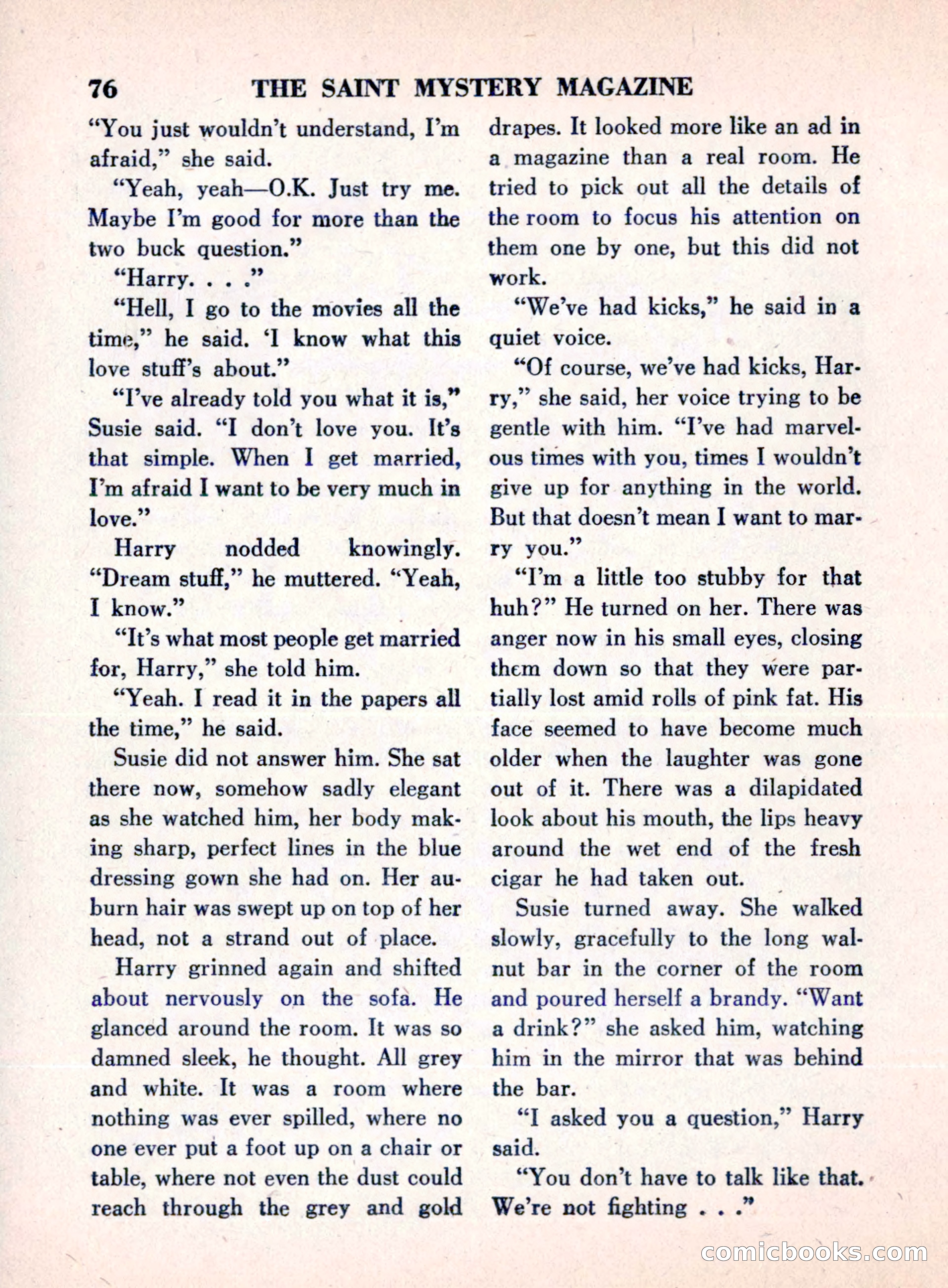 The Saint Mystery Magazine, August 1960 — page 78 of 132