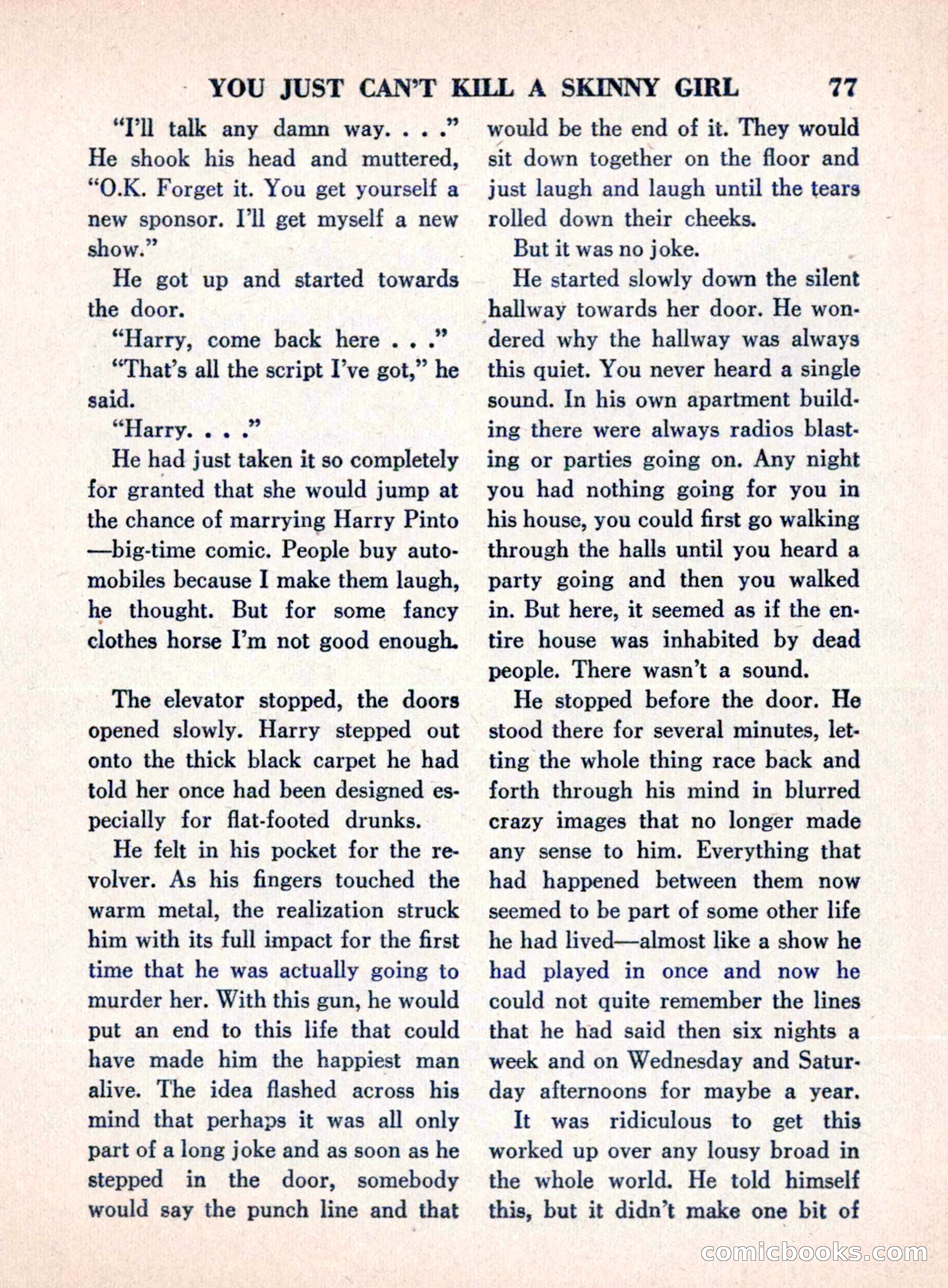 The Saint Mystery Magazine, August 1960 — page 79 of 132