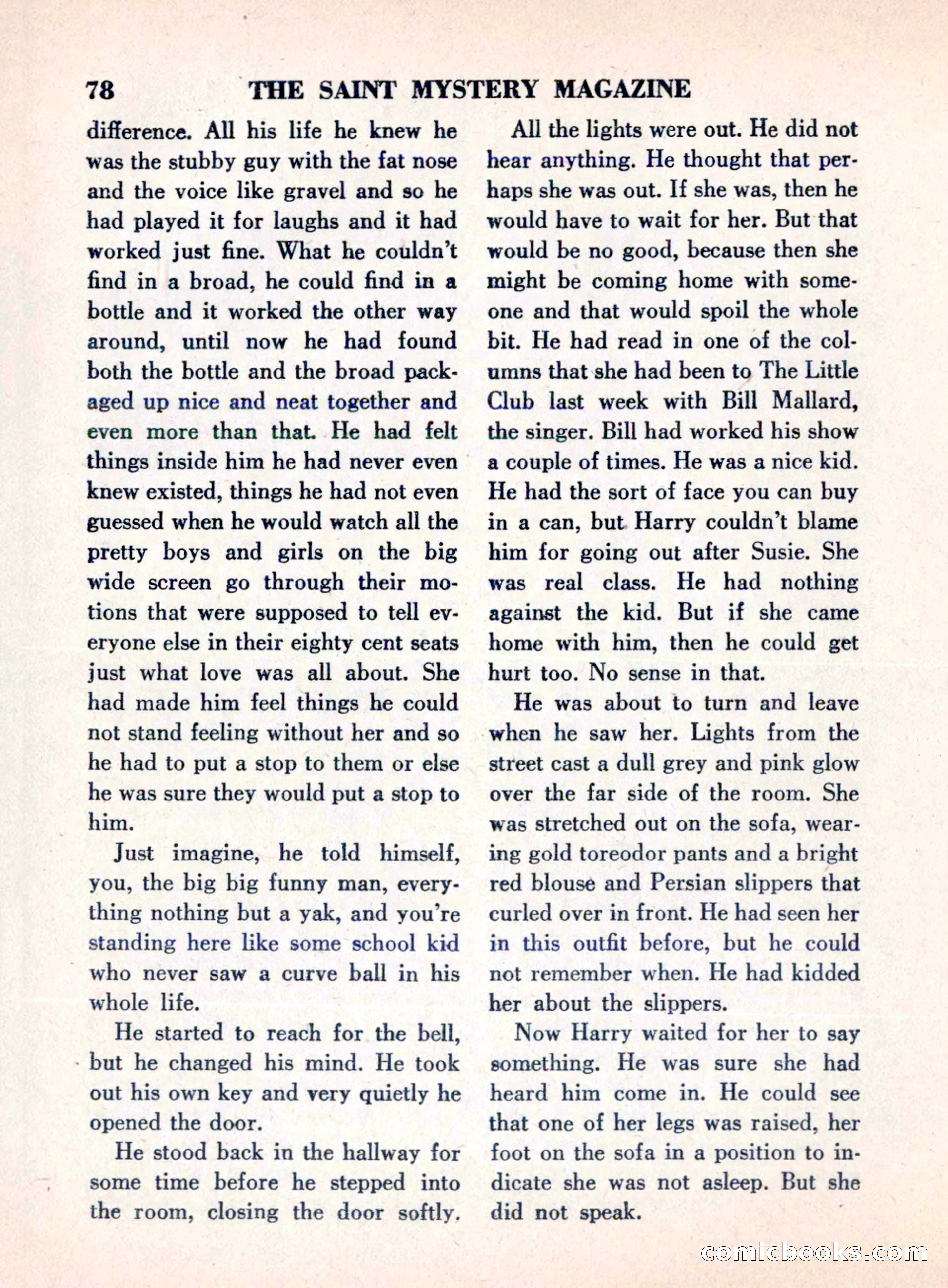 The Saint Mystery Magazine, August 1960 — page 80 of 132