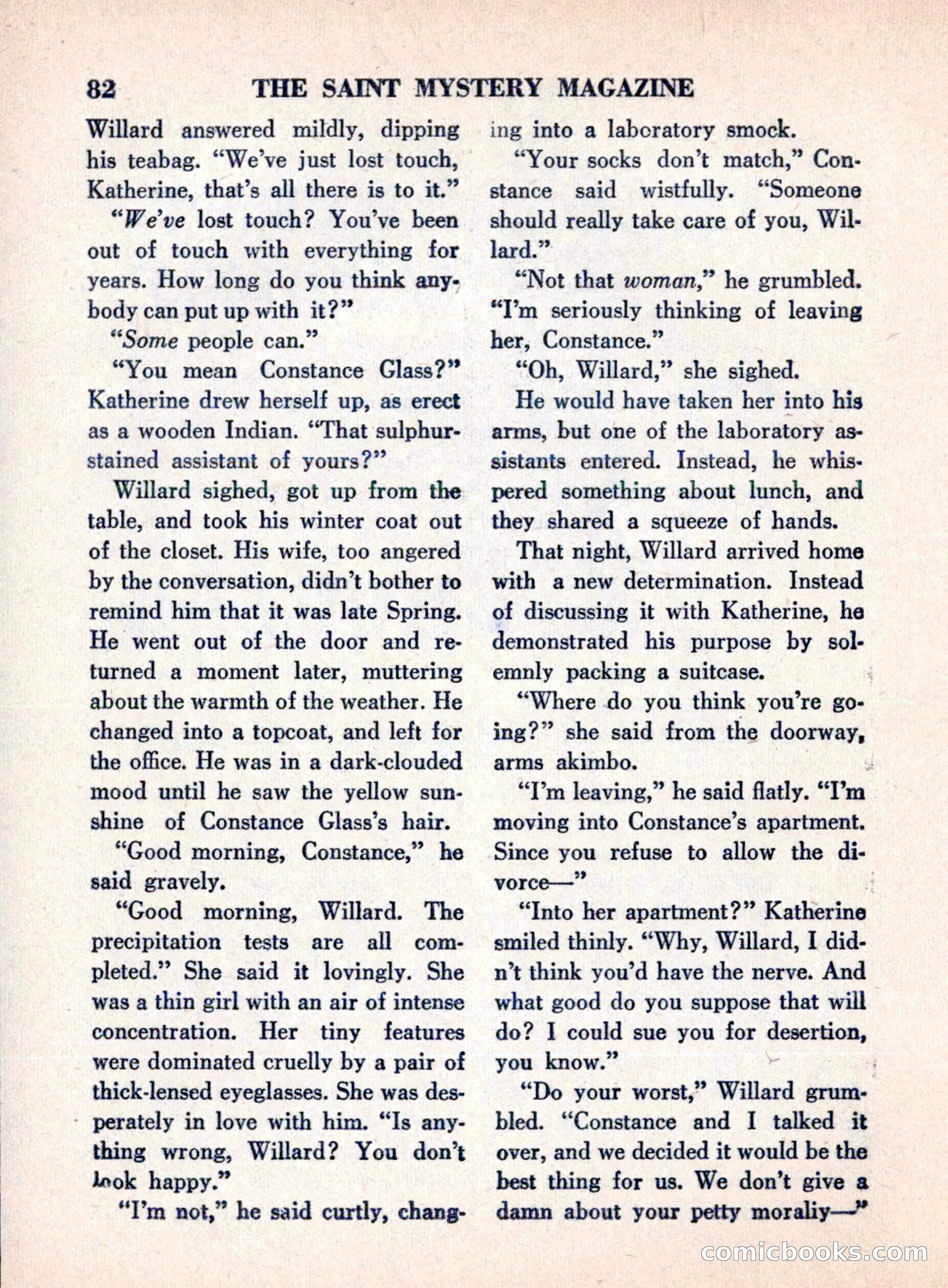 The Saint Mystery Magazine, August 1960 — page 84 of 132