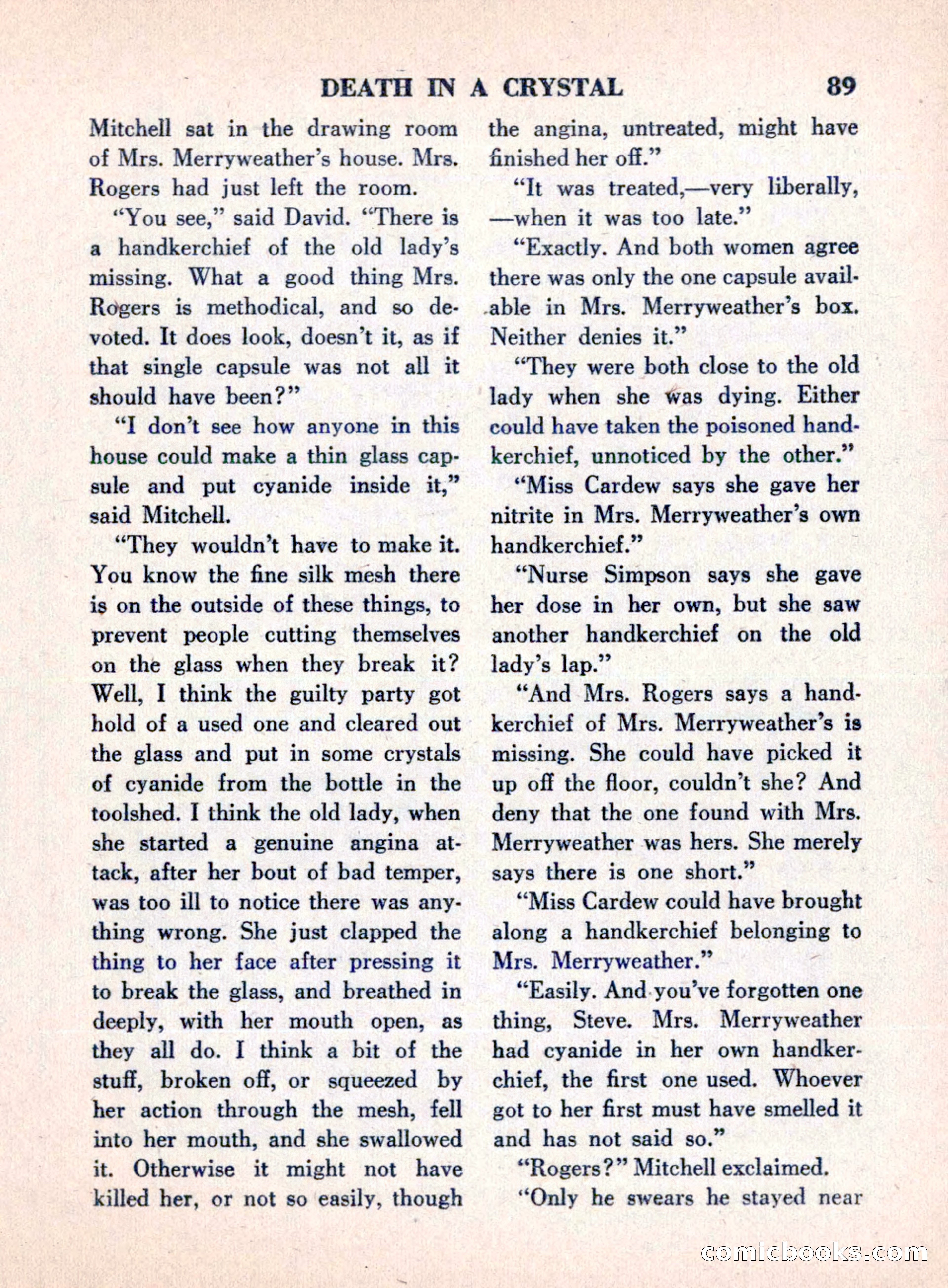 The Saint Mystery Magazine, August 1960 — page 91 of 132