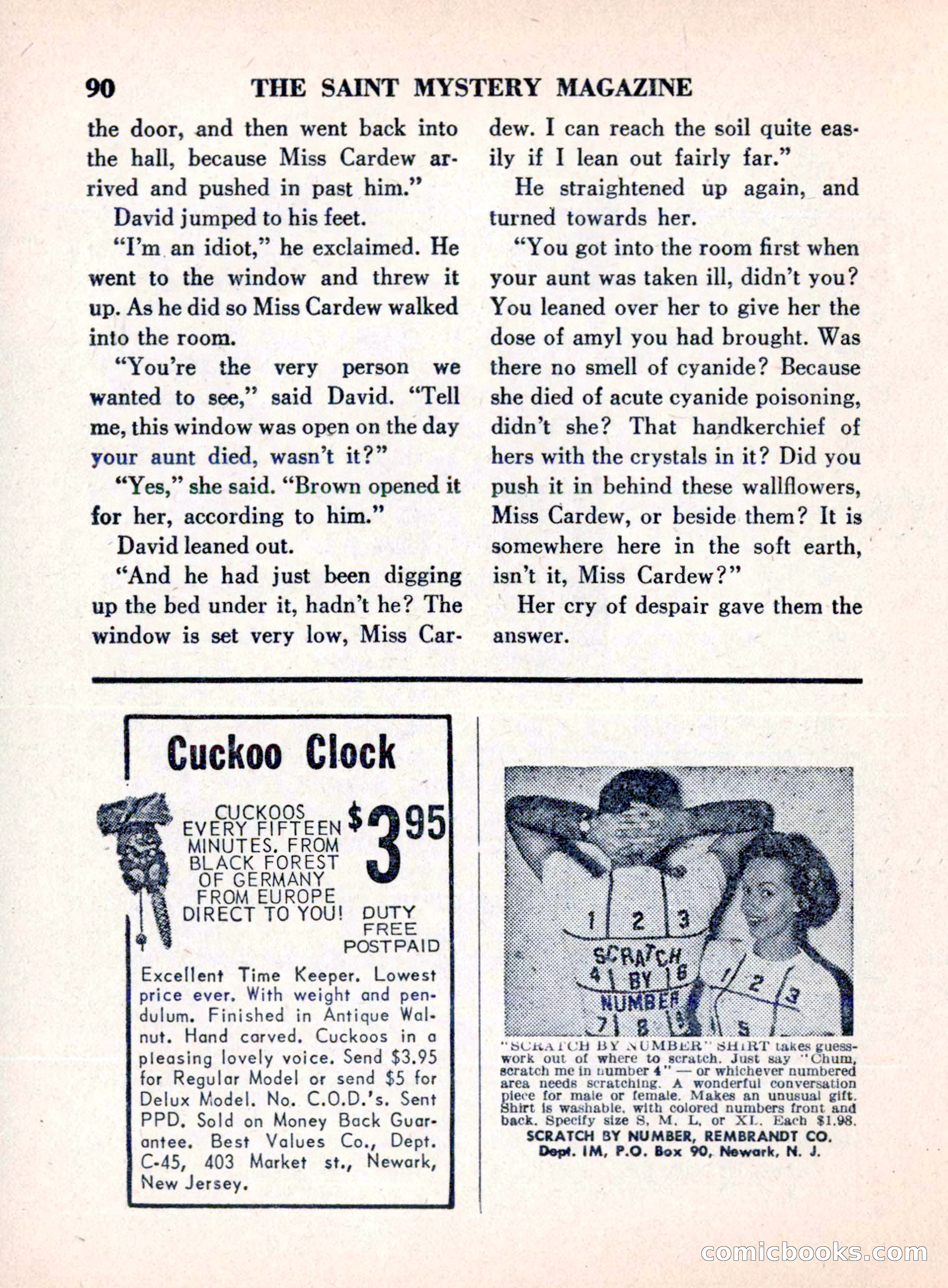 The Saint Mystery Magazine, August 1960 — page 92 of 132