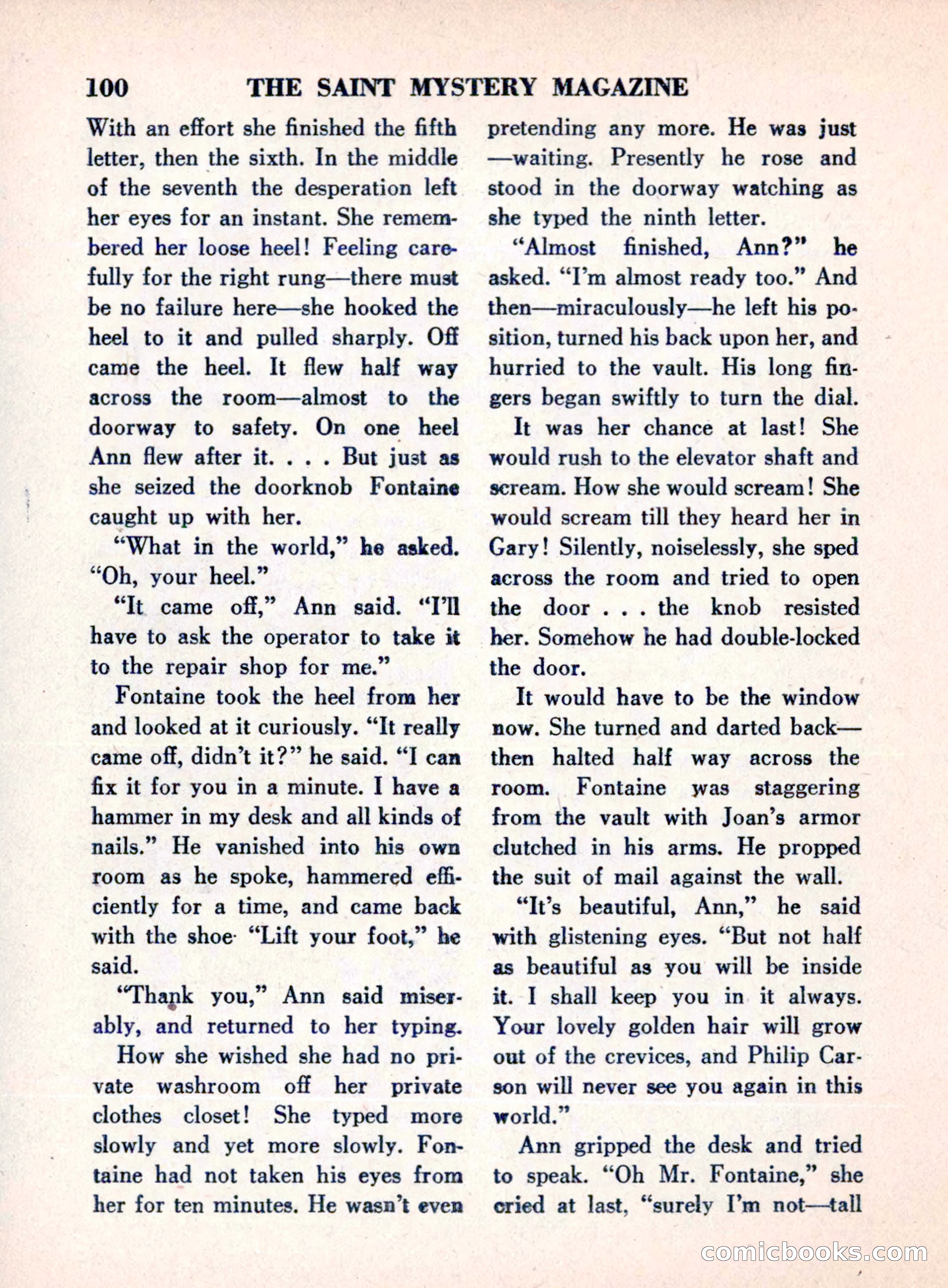 The Saint Mystery Magazine, August 1960 — page 102 of 132