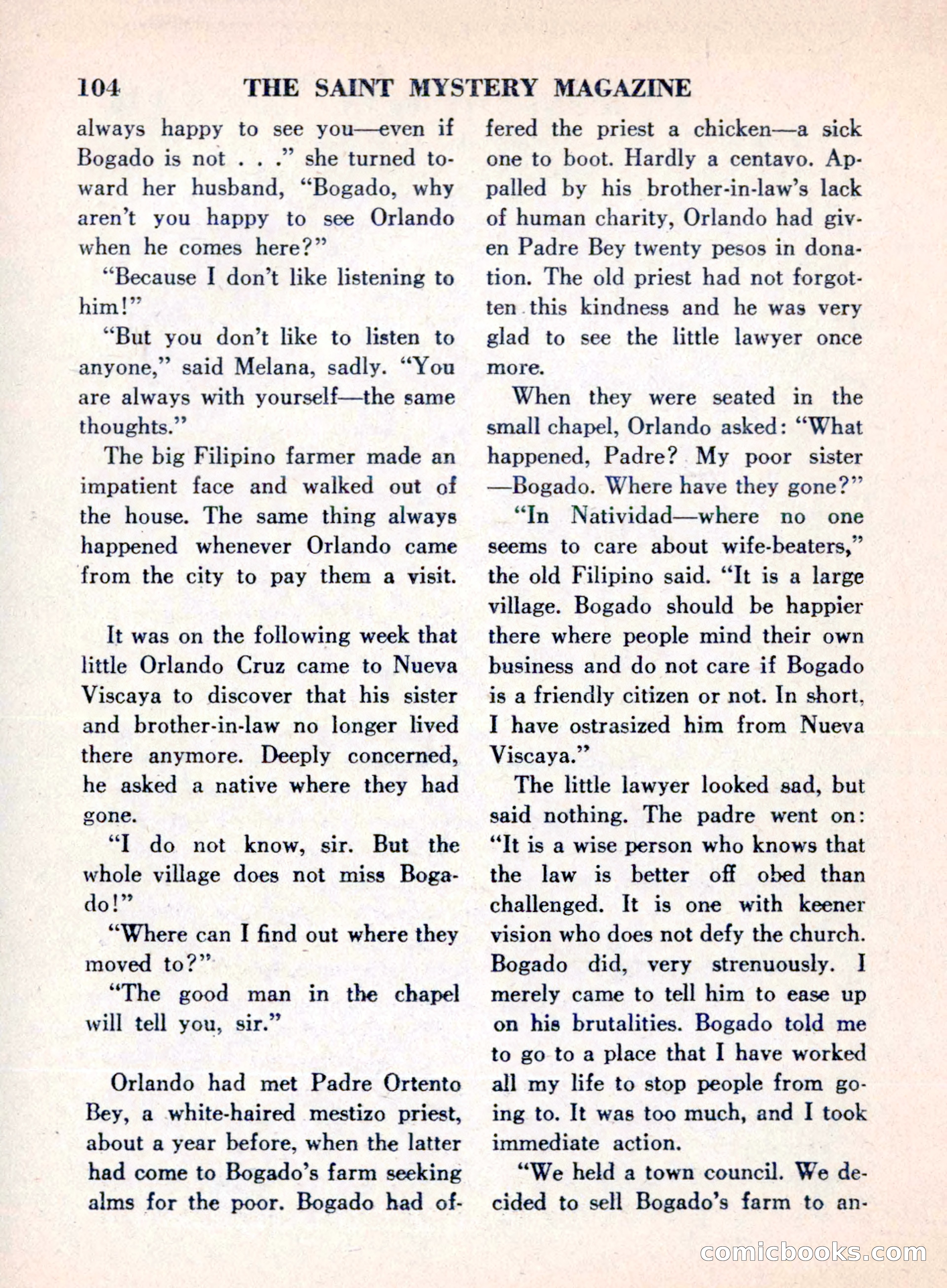 The Saint Mystery Magazine, August 1960 — page 106 of 132